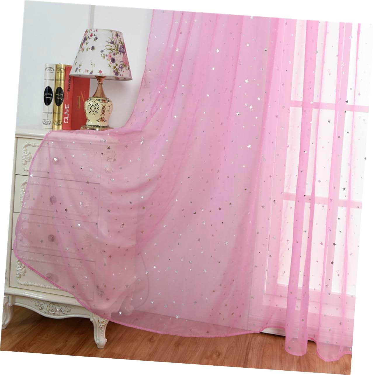 Beautiful Pink Tulle Curtains for Home Decor