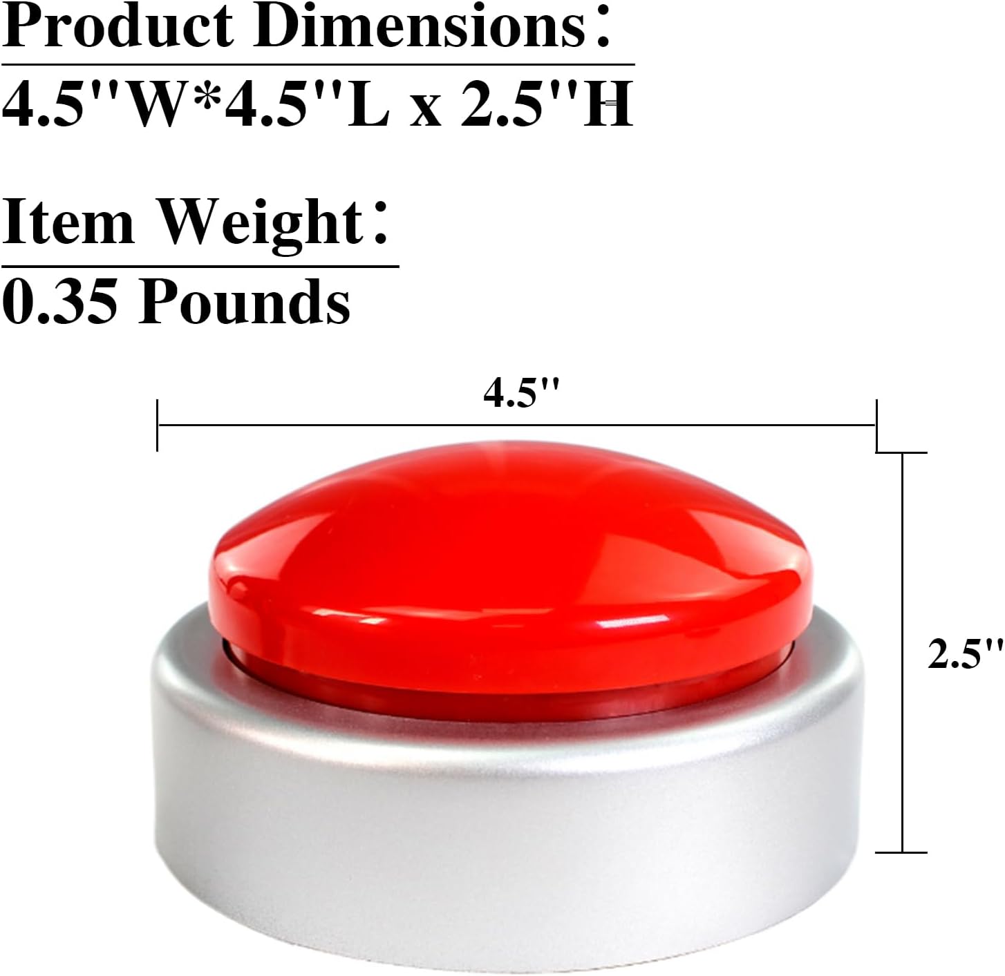 Extra Large Talking Alarm Clock for Blind and Elderly
