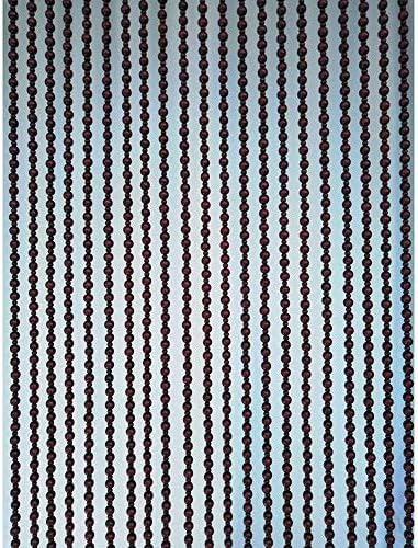 OKUOKA Beaded Door Curtains - 35 Strands 10x215m Wood Bead Room Divider