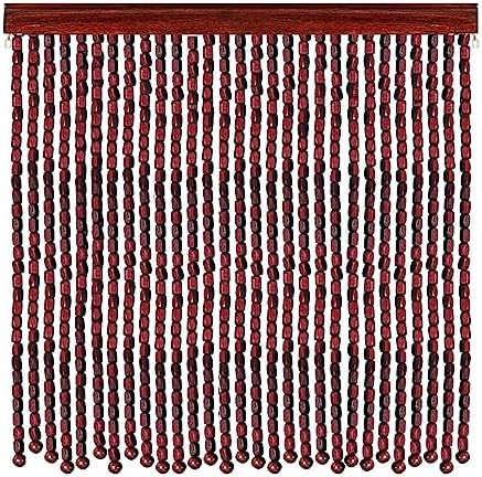 Wood Bamboo Beaded Curtain for Doorway