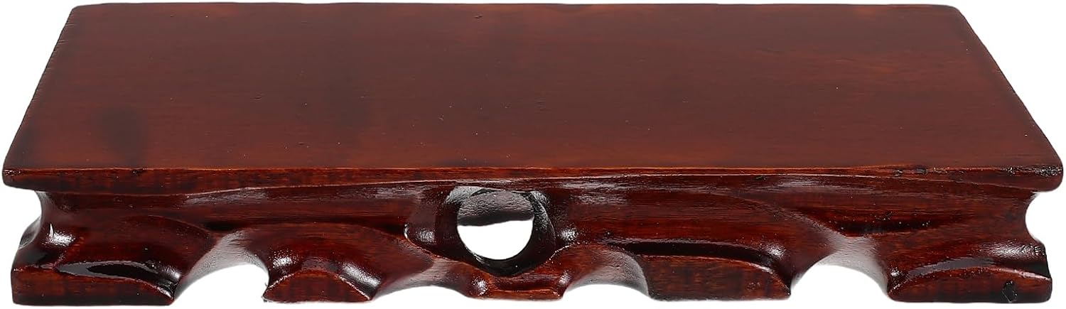 LOGOFUN Wooden Vintage Teapot Base Display Stand