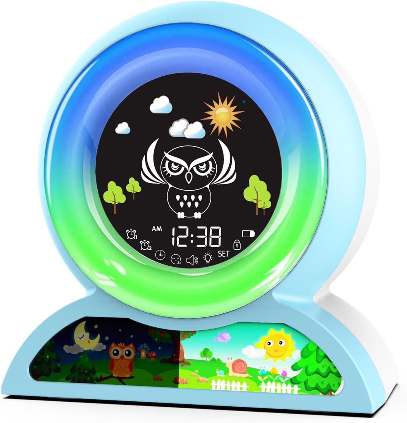 Kids Alarm Clock with Night Light and Sound