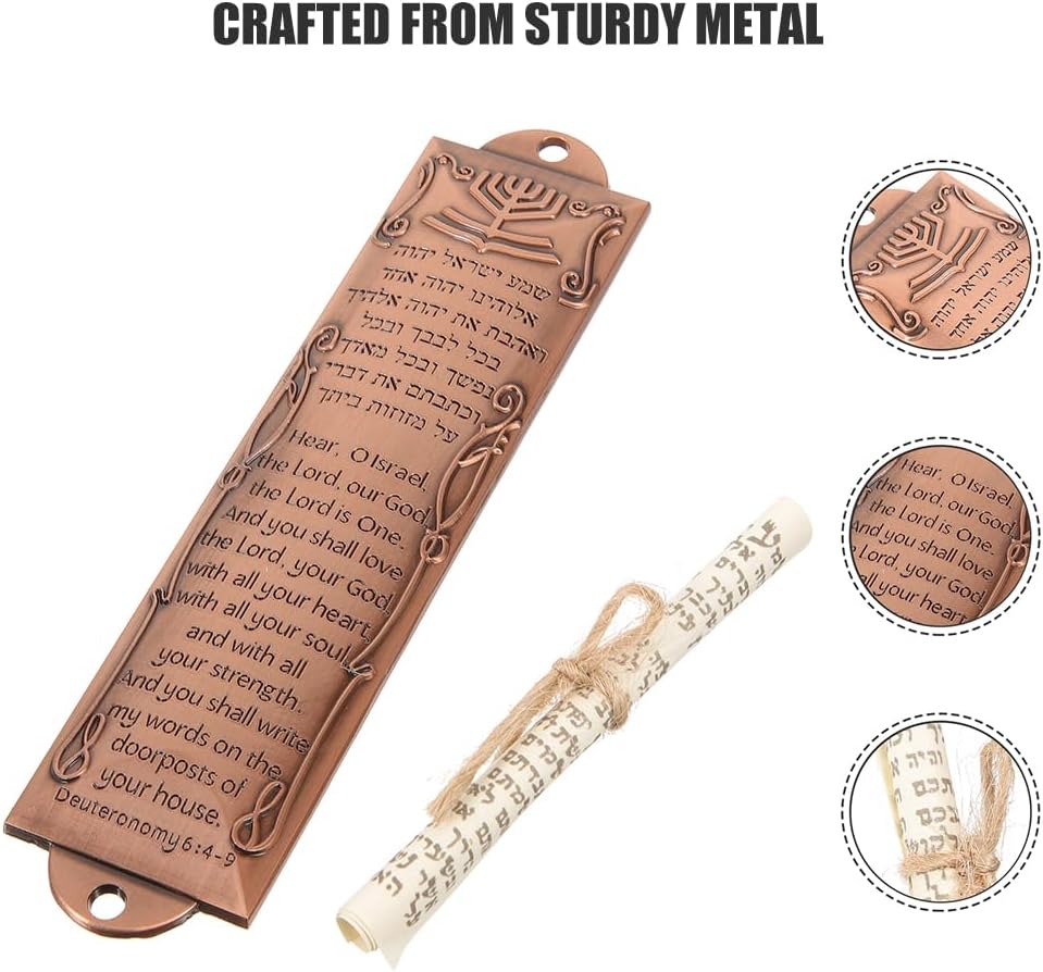 LUOZZY 2 Pcs Israeli Mezuzah Door Decor