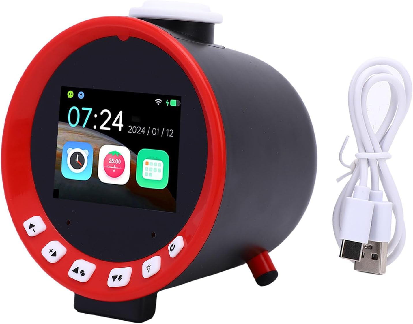AI Smart Alarm Clock with Early Learning and Weather Display