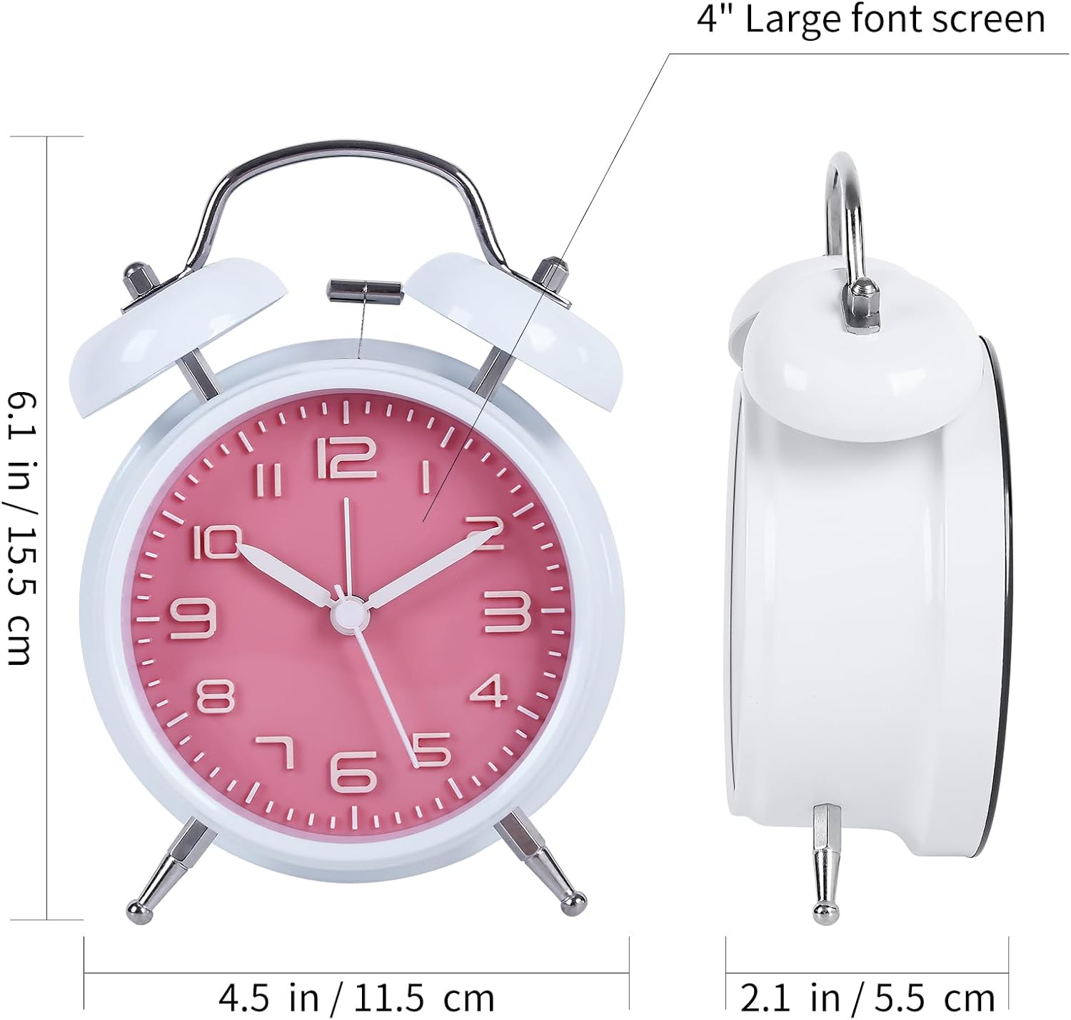 Pxy Loud Alarm Clock for Heavy Sleepers