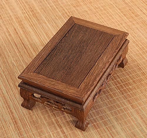 GOLDYWENDY Wooden Pedestal Stand for Vases and Statues