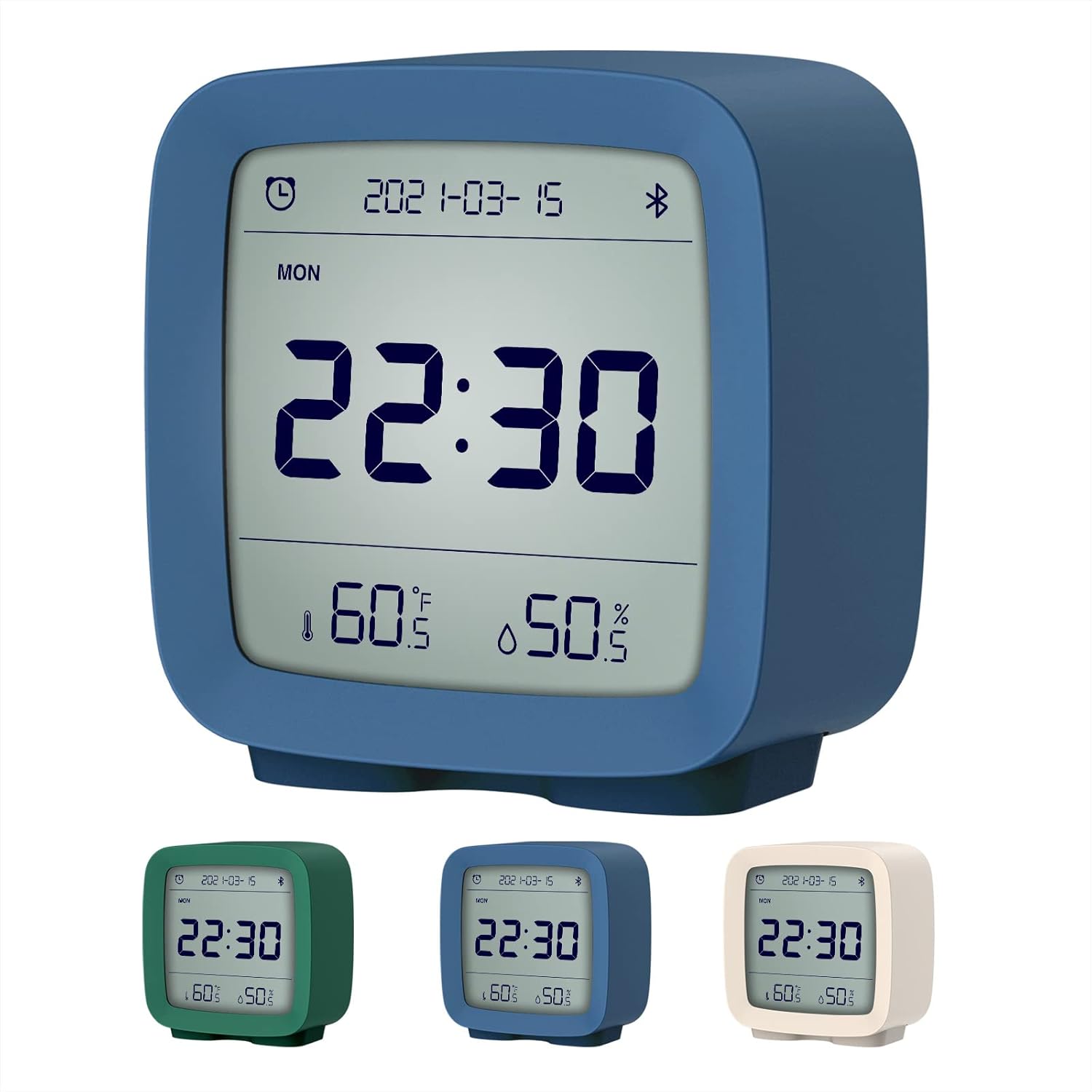 Qingping Smart Bluetooth Alarm Clock with Temperature and Humidity Display 1
