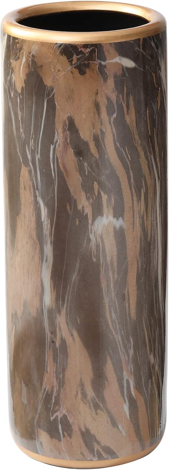 Marble Pattern Umbrella Stand Modern Bucket Design