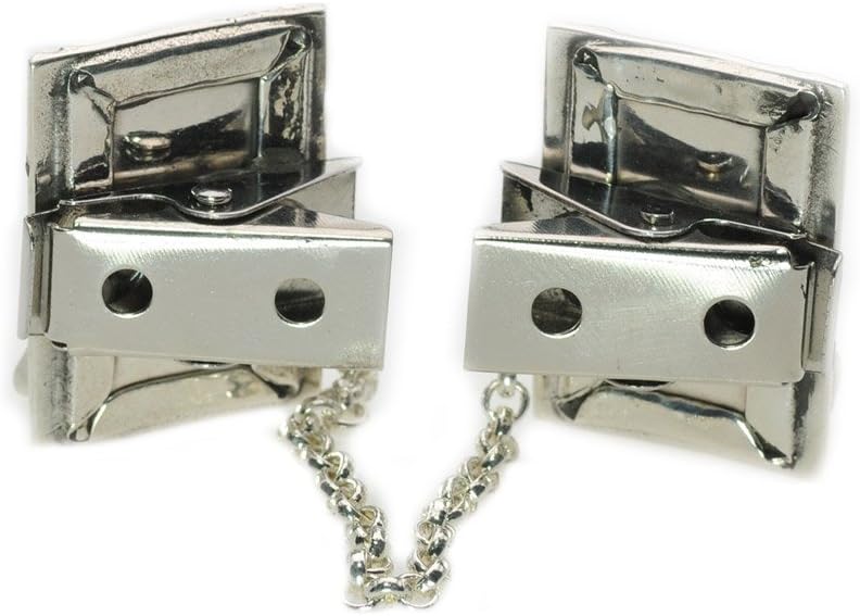 Mezuzah Tallit Clip In Sterling Silver Blue Enamel