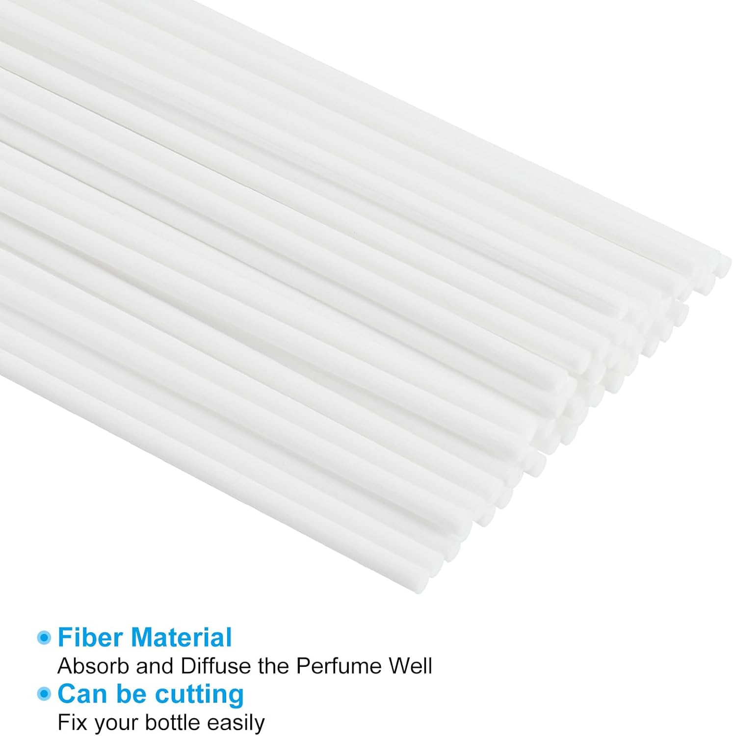 PATIKIL 30CM Reed Diffuser Stick 100 Pack with PET Bottle