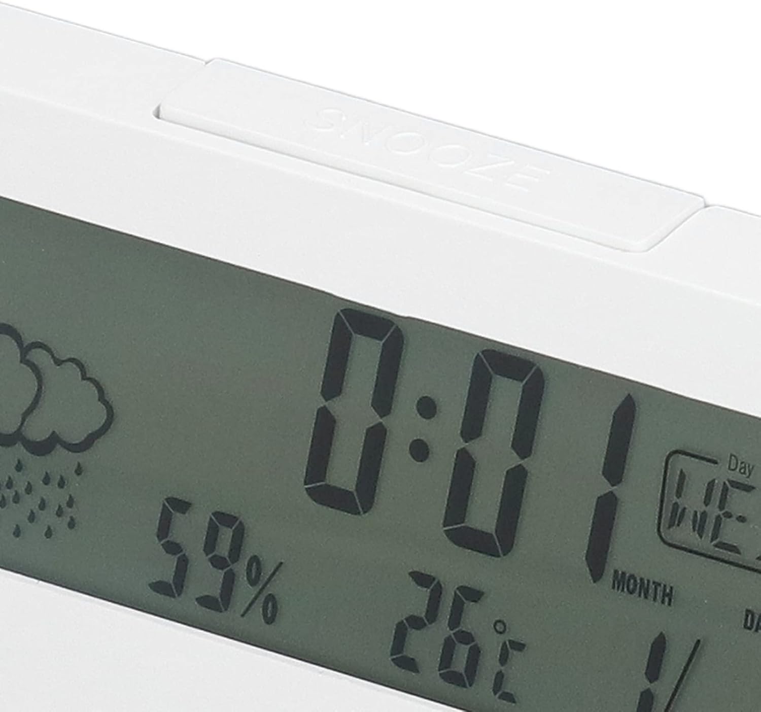 Greensen Multifunction Digital Alarm Clock with Temperature and Humidity Display