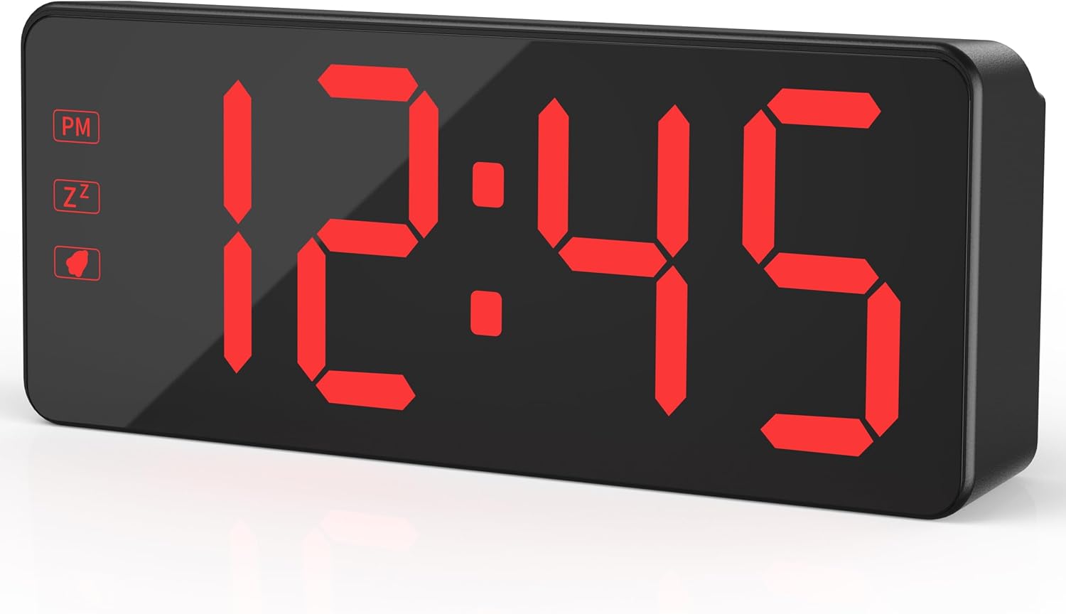 Kwanwa Digital Alarm Clock with Backup Battery and 59 Inch UL-Certified Charger