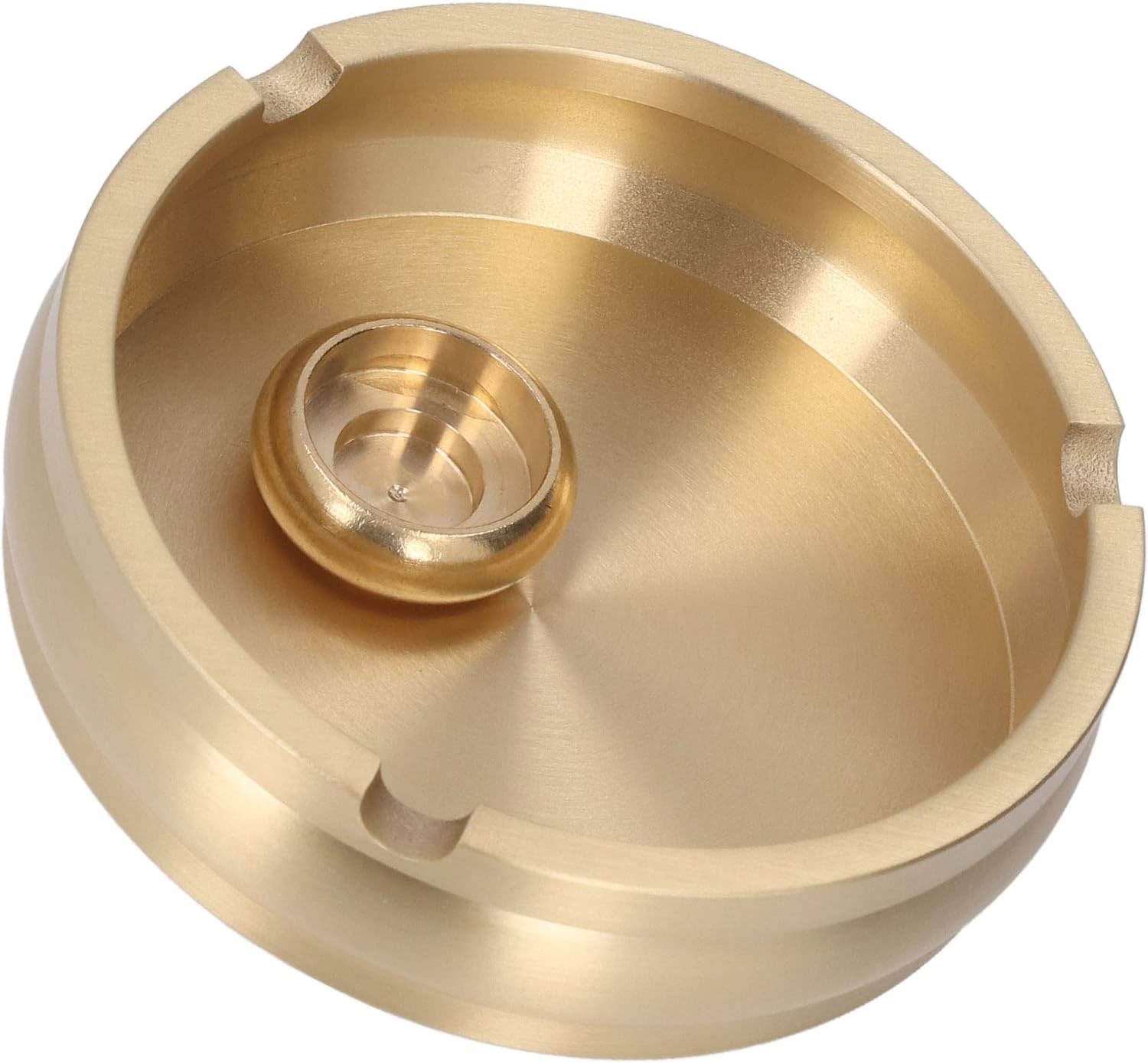 Joyzan Durable Brass Cigarette Ashtray with 3 Slots