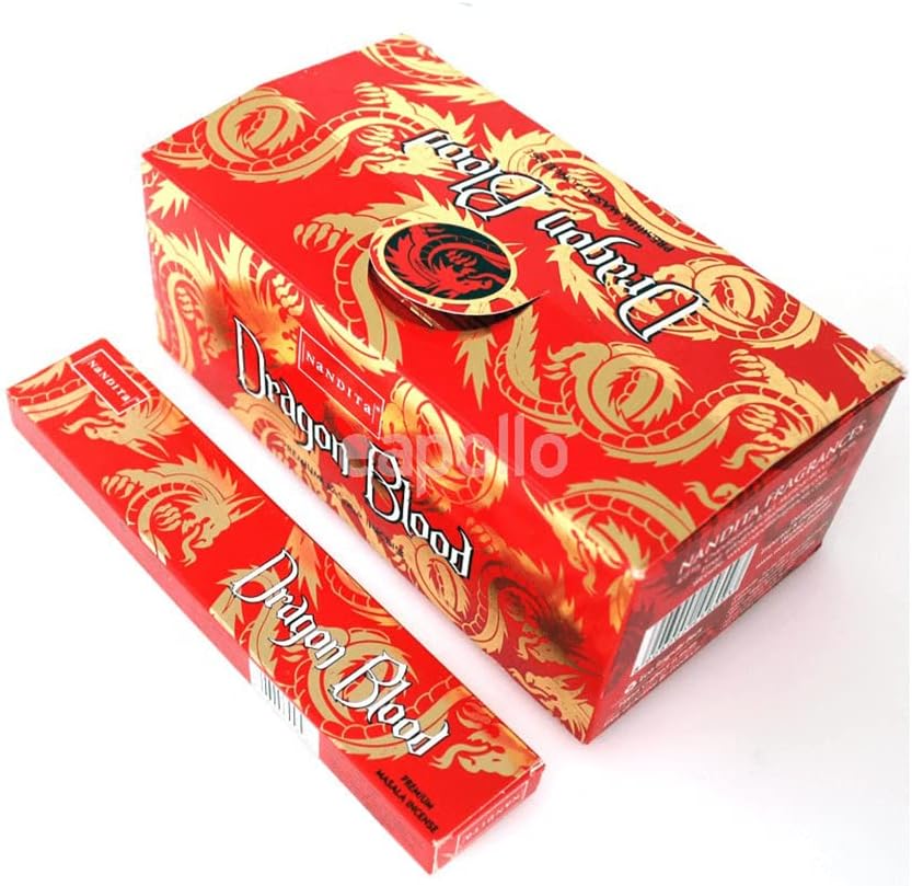 ATCUSA Dragon Blood Incense Sticks 12 x 15g Natural