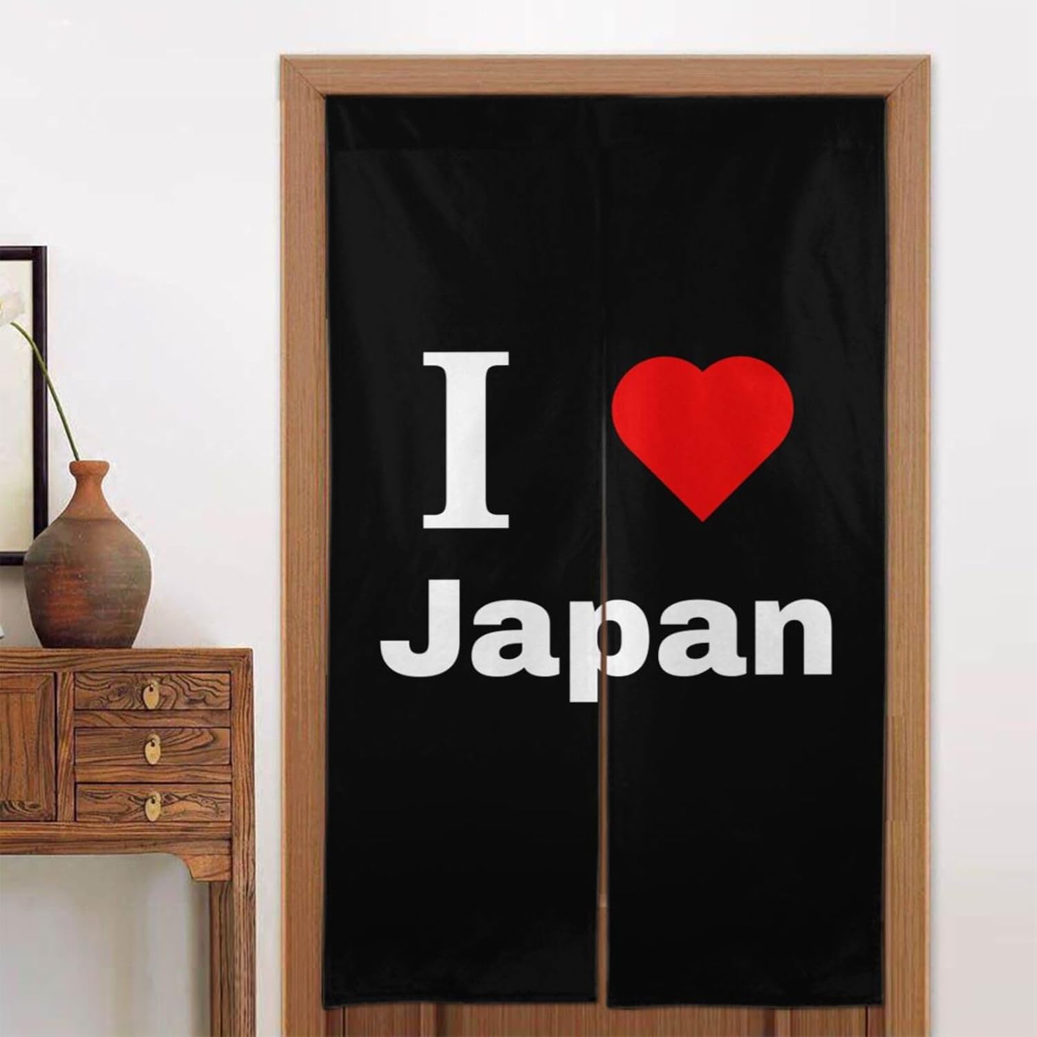 I Love Japan Blackout Curtains for Door 34x56in