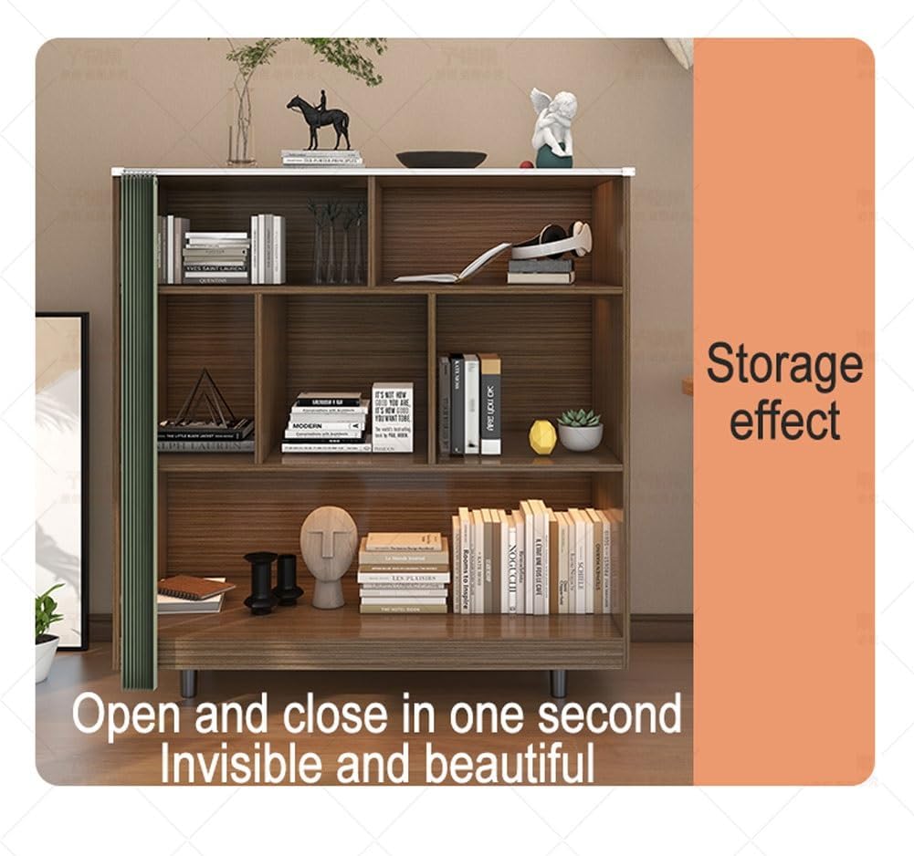 Temporary Door Curtain with Track Rail and Pleated Folding Design