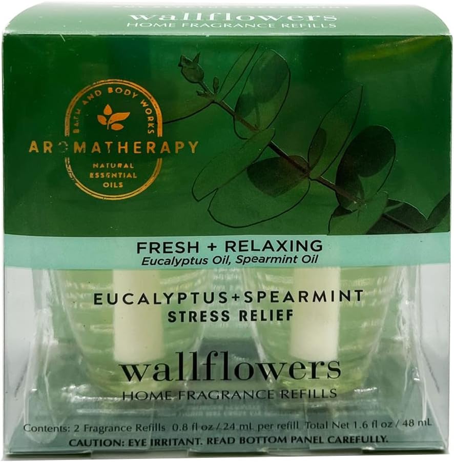 Bath and Body Works Eucalyptus Spearmint Wallflower Refill 16 Fl Oz