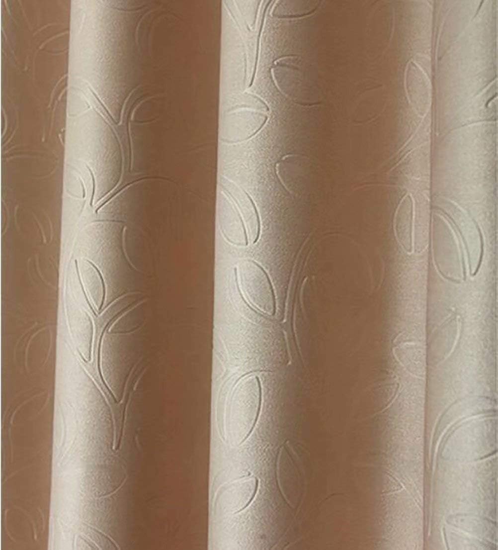HAPPLiGNLY European Minimalist Velvet Curtain 140x230cm 2 Panels Beige