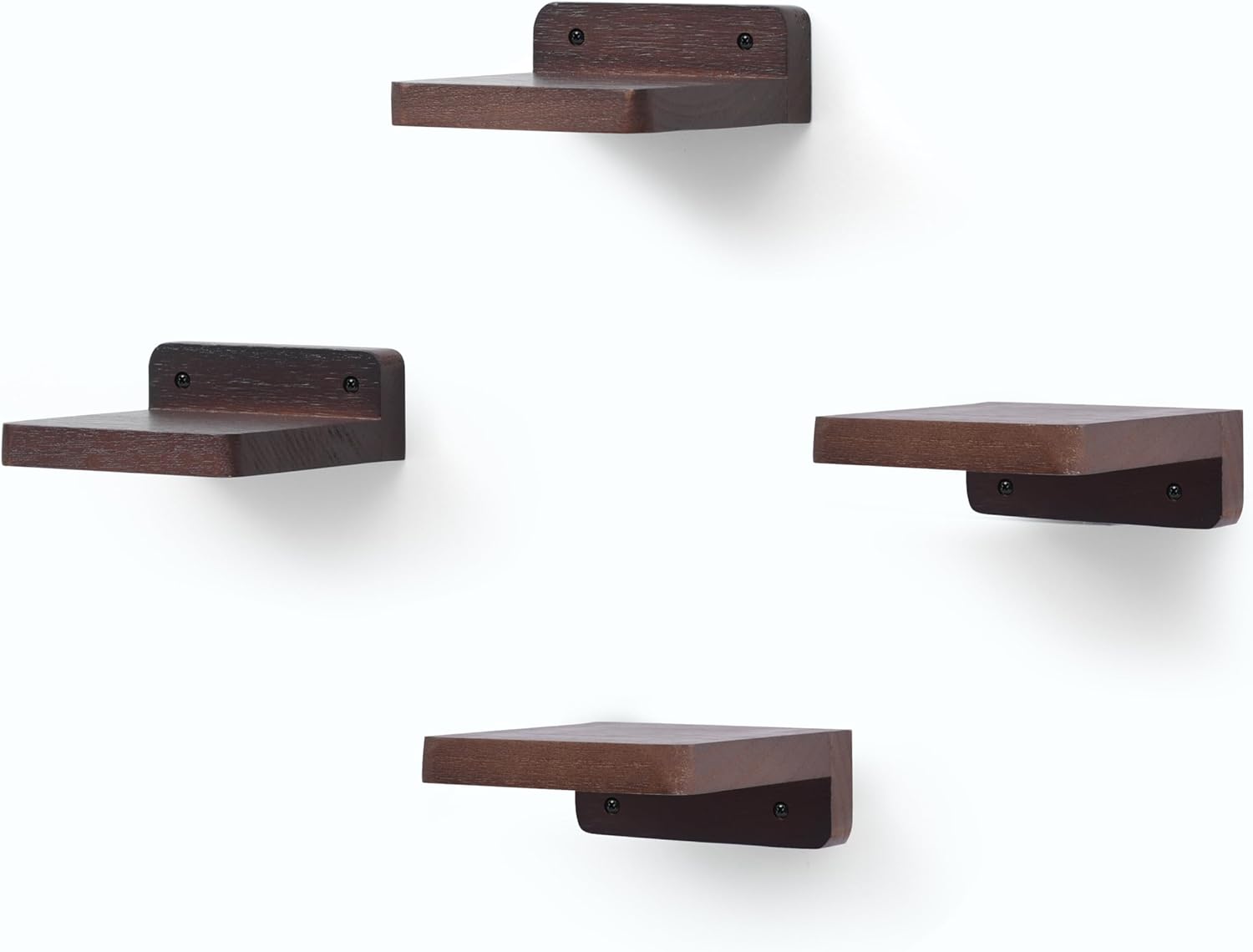 NIUBEST Small Floating Shelf 4x4 Inch Display Ledges