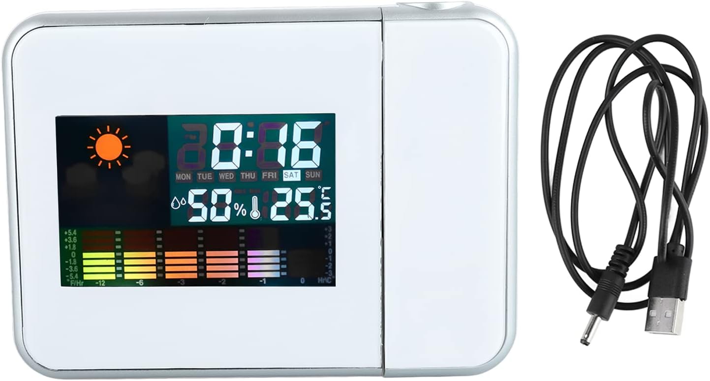 GOWENIC Projection Alarm Clock with Rotatable Display