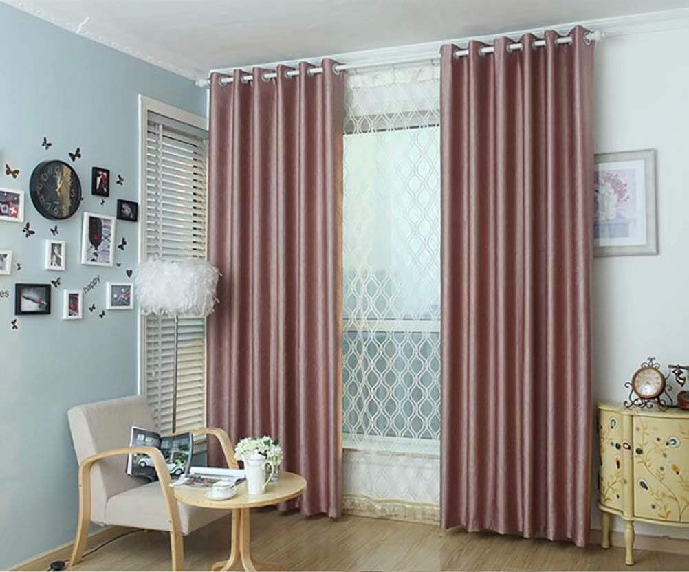 HAPPLiGNLY Velvet Beads Curtains 140x230cm 2 Panels Coffee