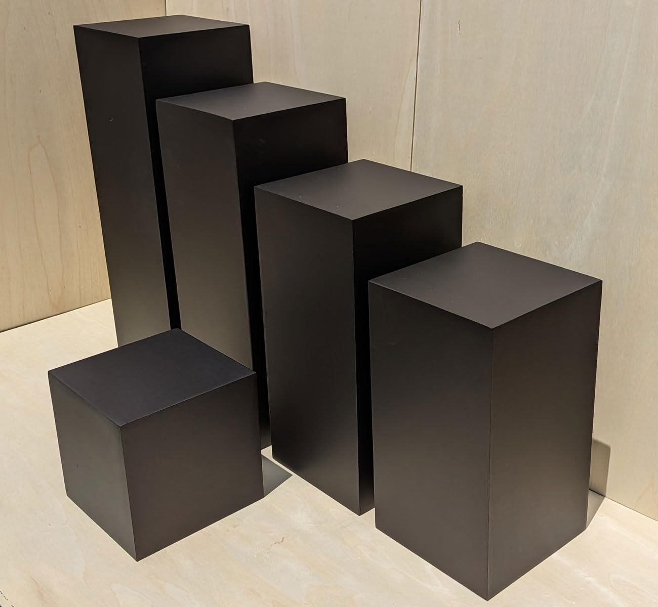 Generic 36 x 12 x 12 Matte Black Display Stand