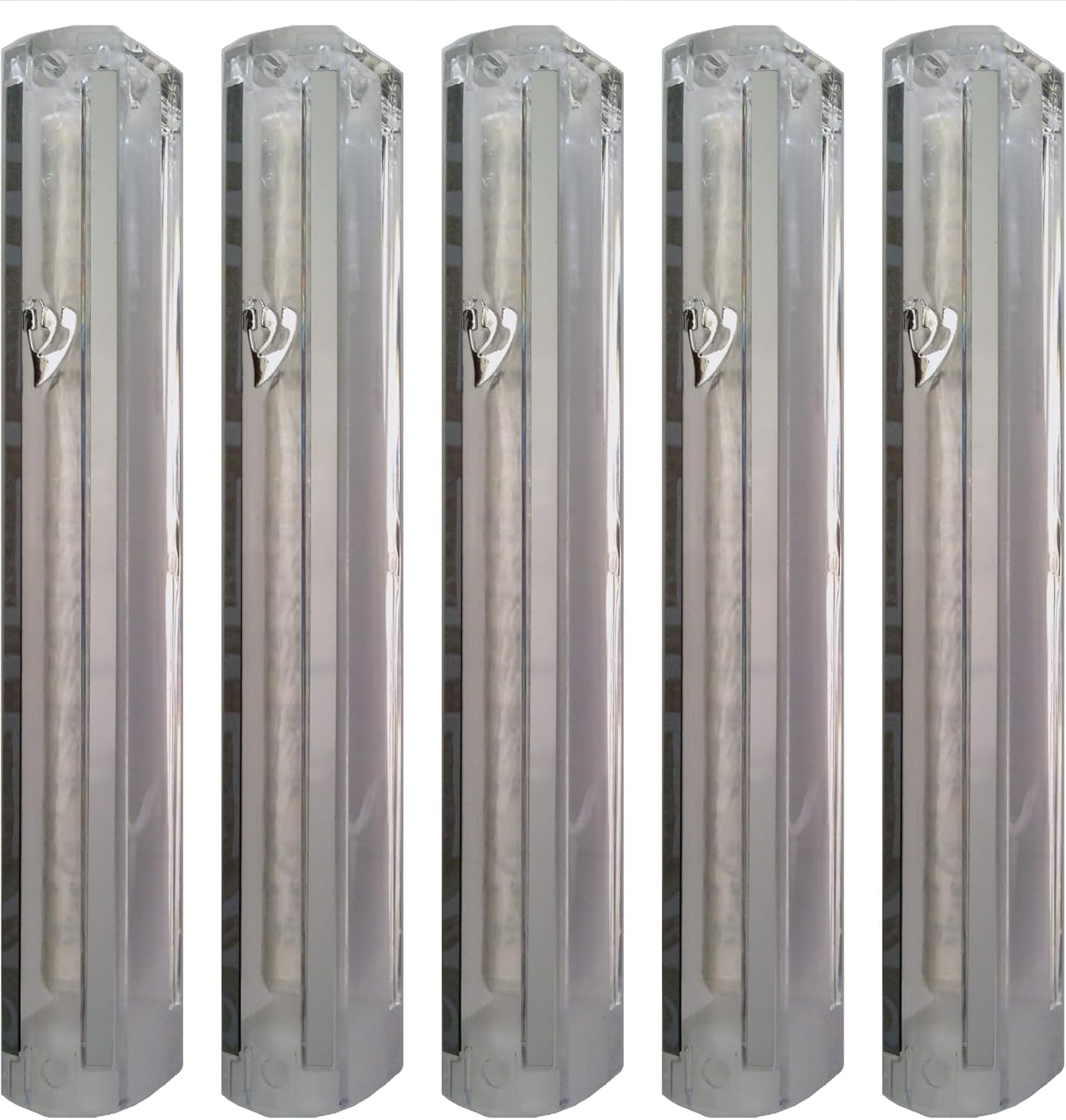 SUPER STAM Mezuzah Case Holder with Mirror Design