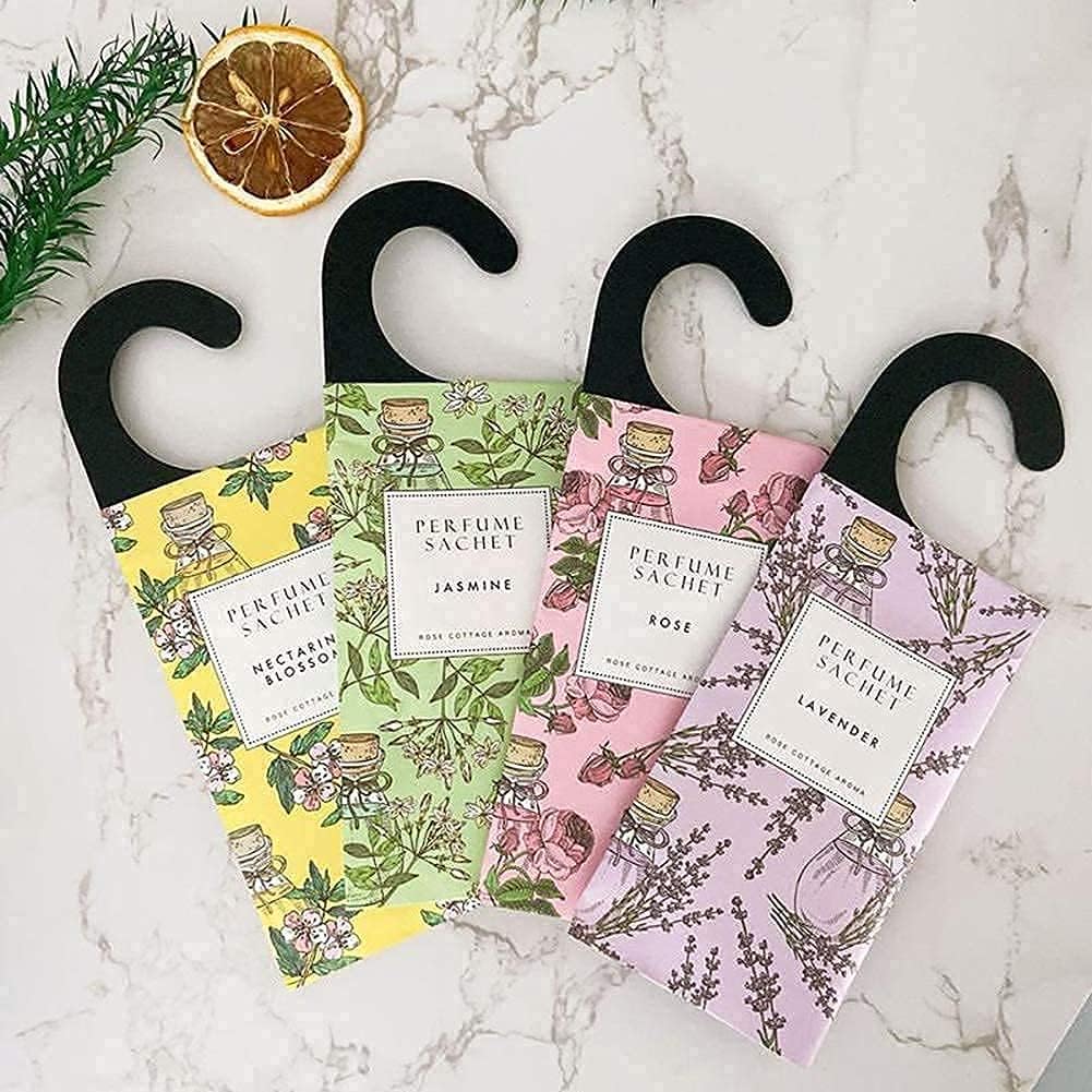 Large 12-Pack Closet Deodorizer with 4 Scents Floral