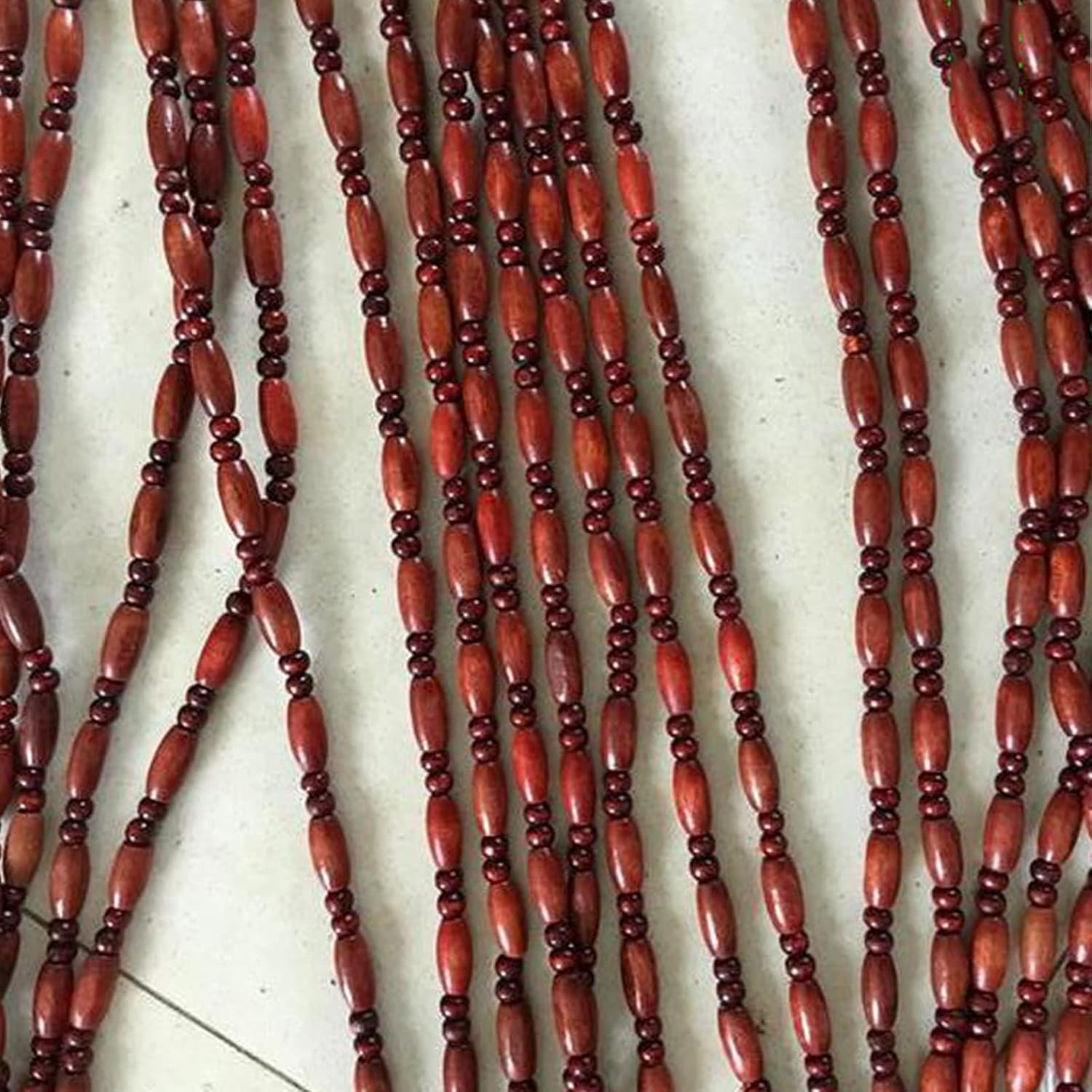 Wooden Beaded Door Curtain for Kitchen Room Divider