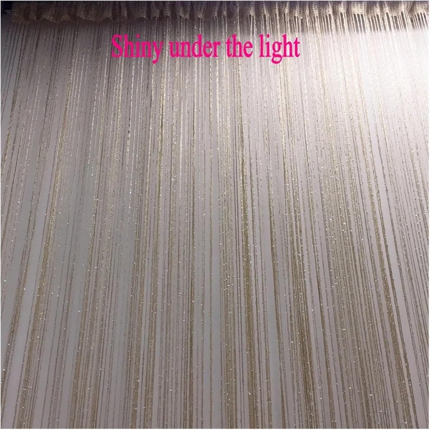 Shiny Tassel String Curtains for Living Room and Room Divider