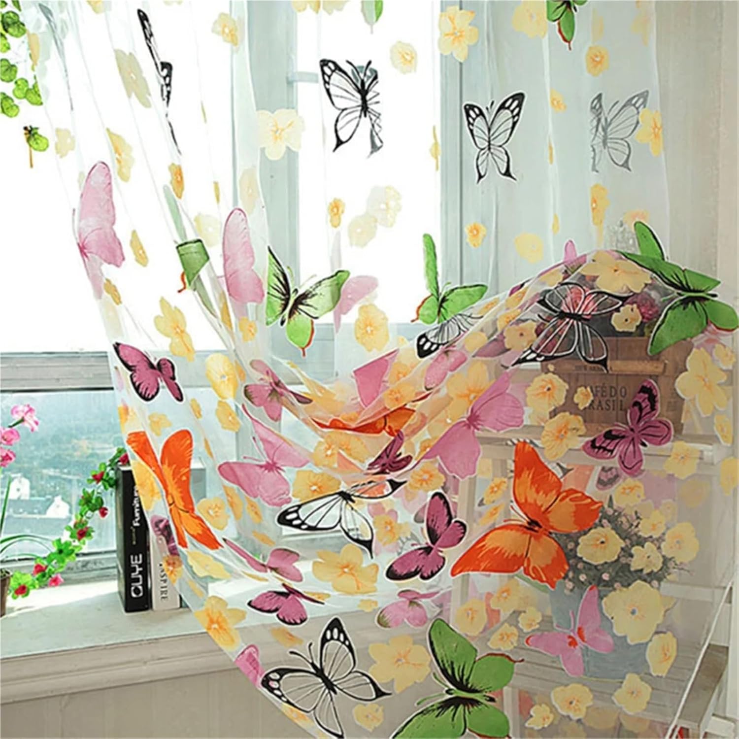 Colorful Tassel String Curtains for Living Room