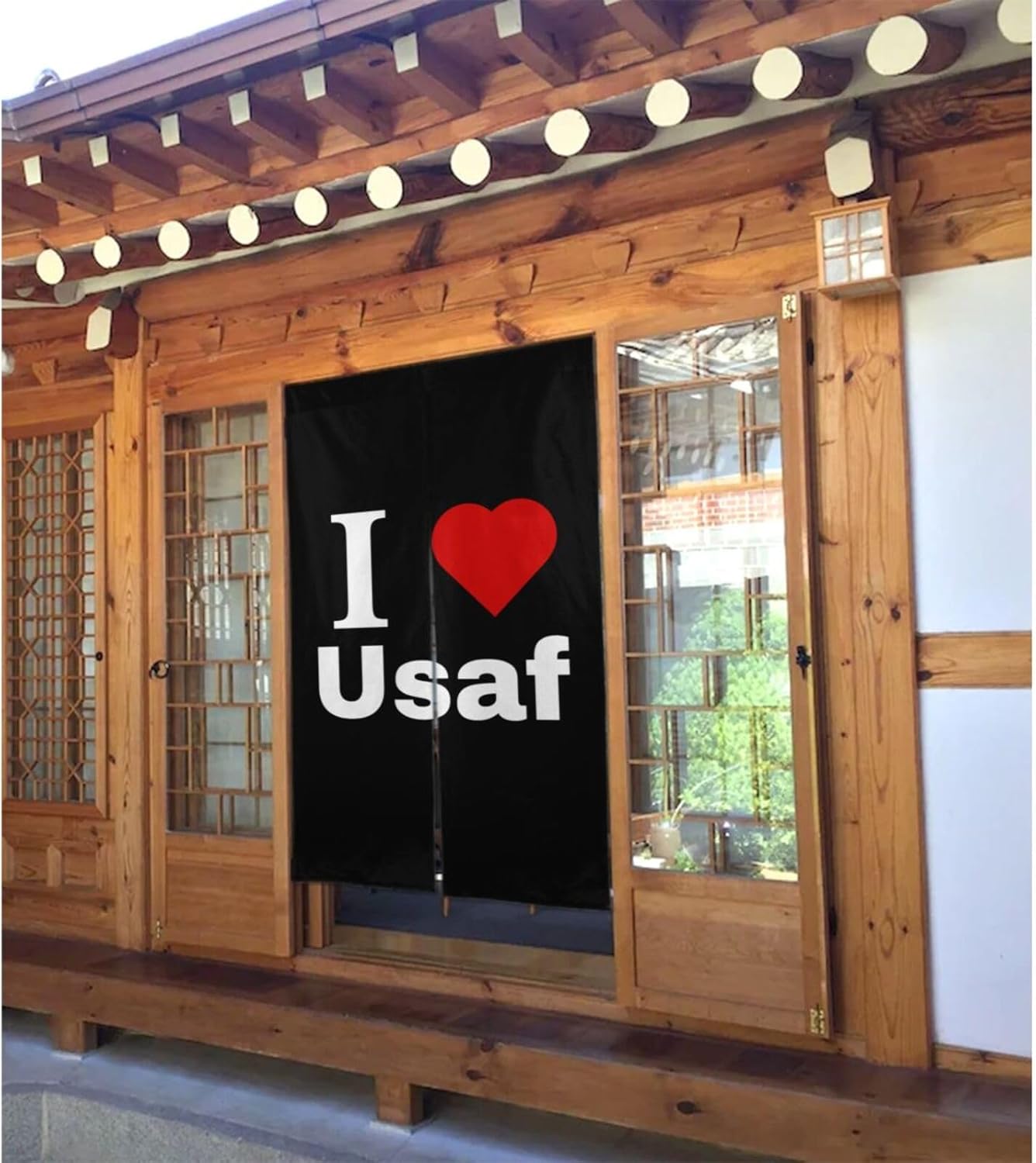 I Love USAF Blackout Curtains for Doorways