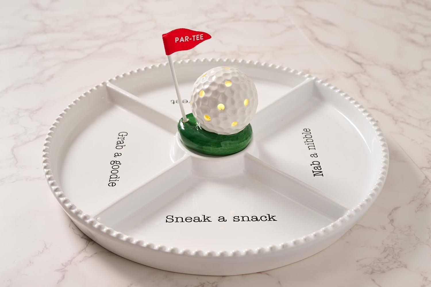 Mud Pie Golf Ball Light Up Sitter 4 14 X 2 12