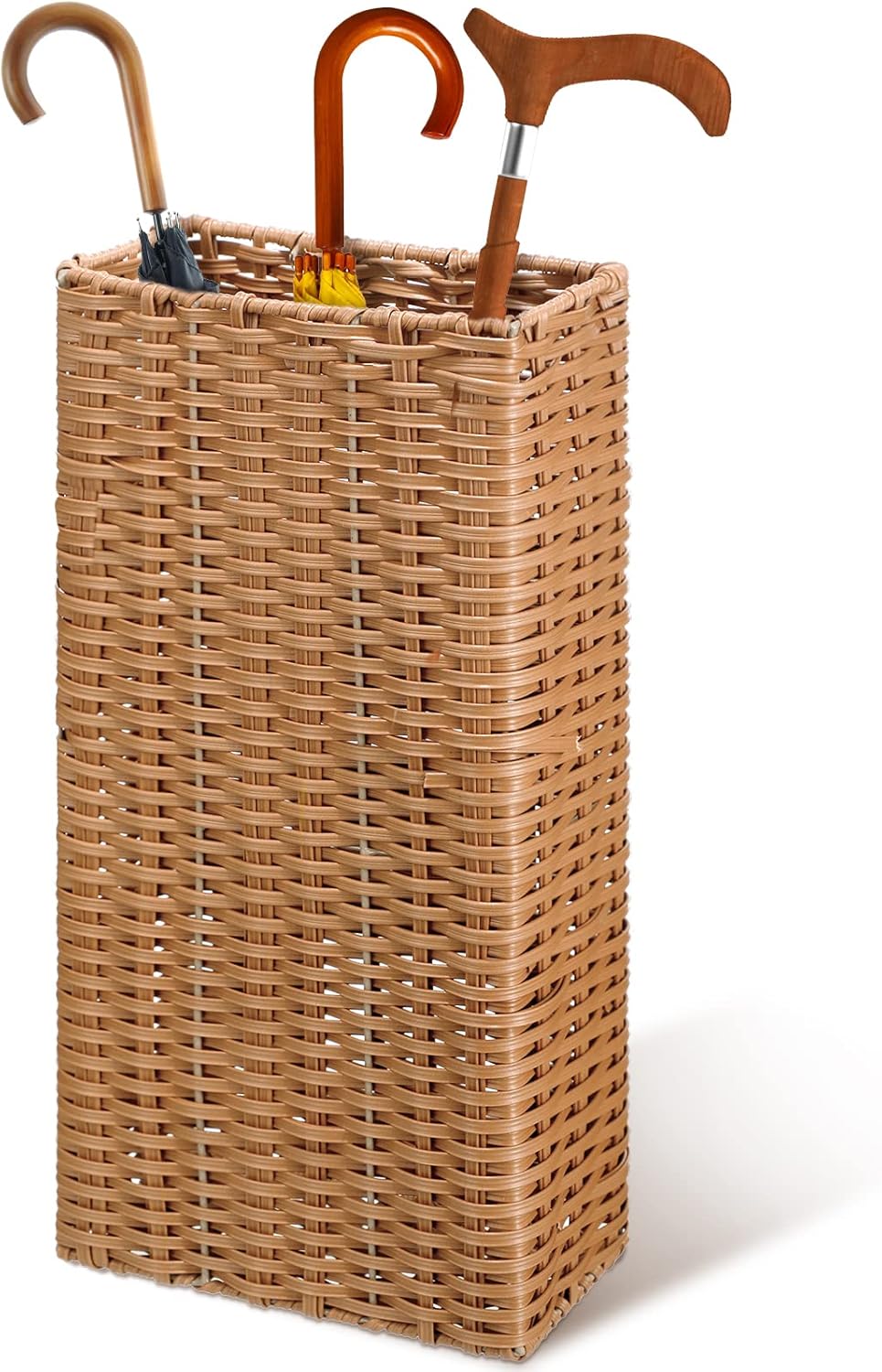 Weysat Woven Rectangular Umbrella Stand for Entryway