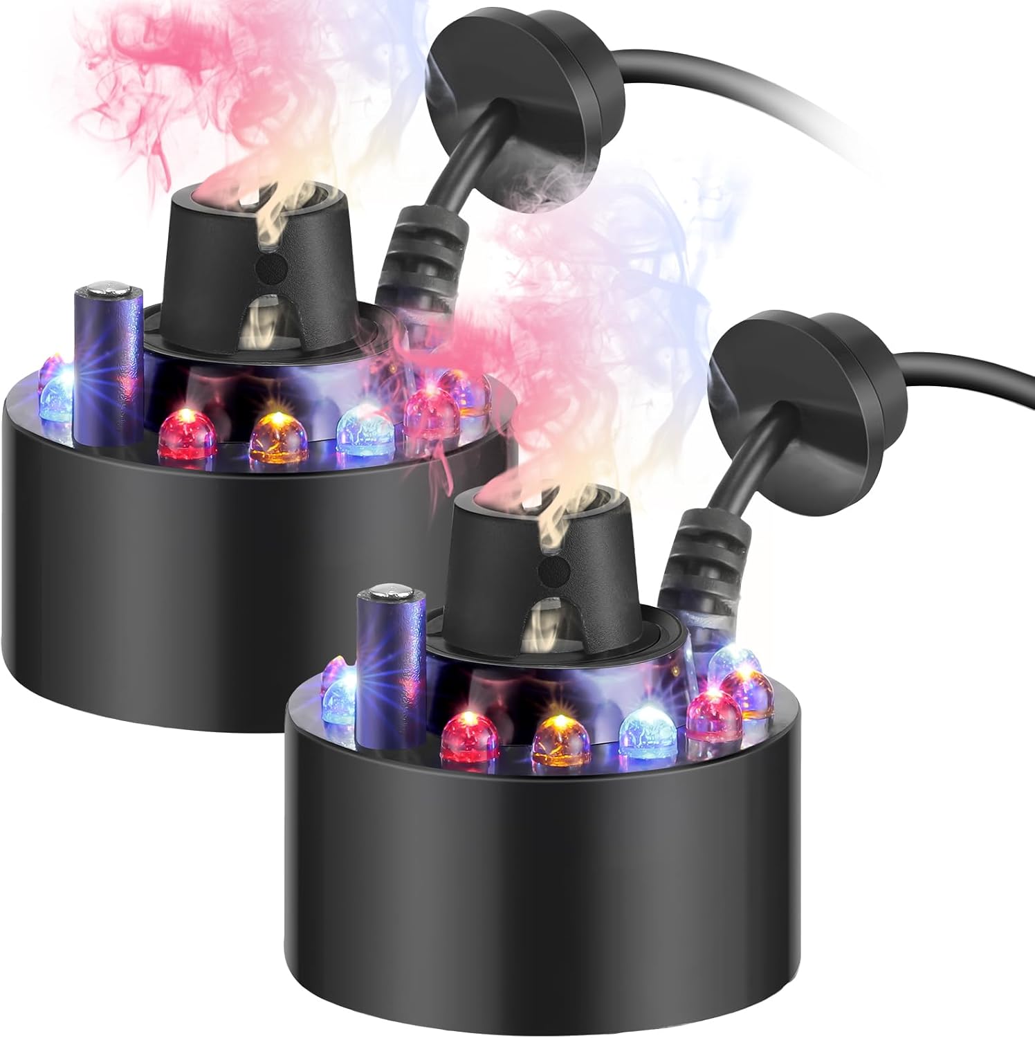 VIHOSE Halloween Mist Maker Fogger with LED Lights