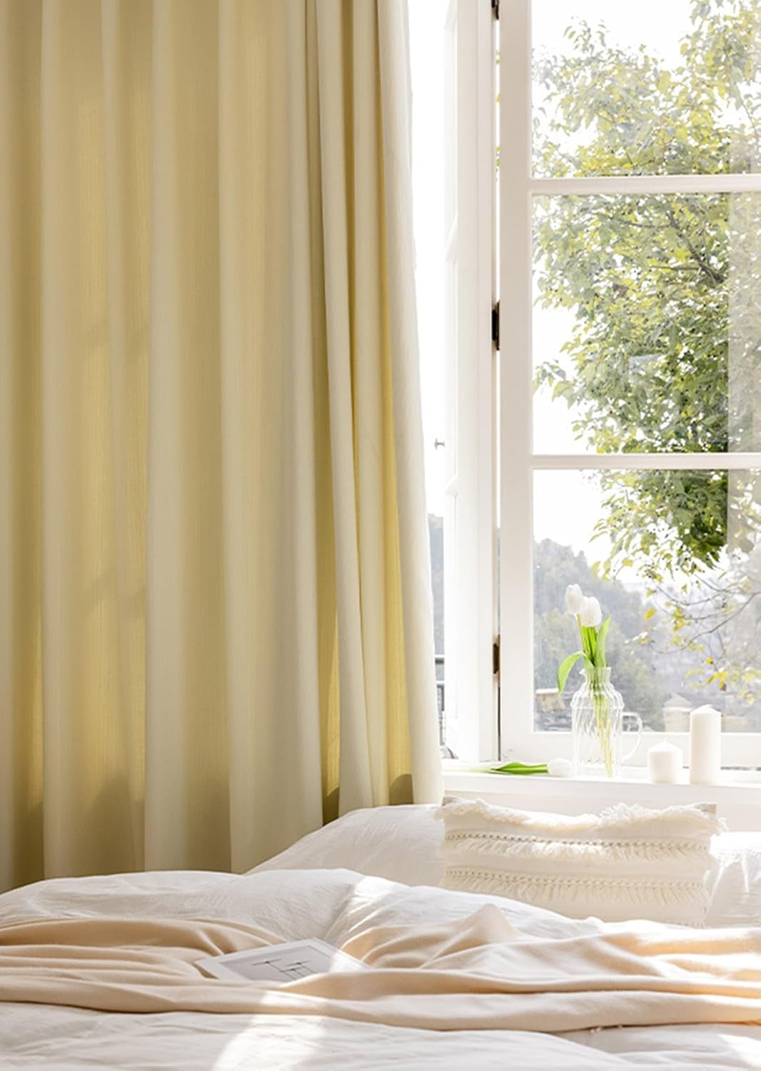 Whoiy 108 Inches Blackout Curtains Set of 2