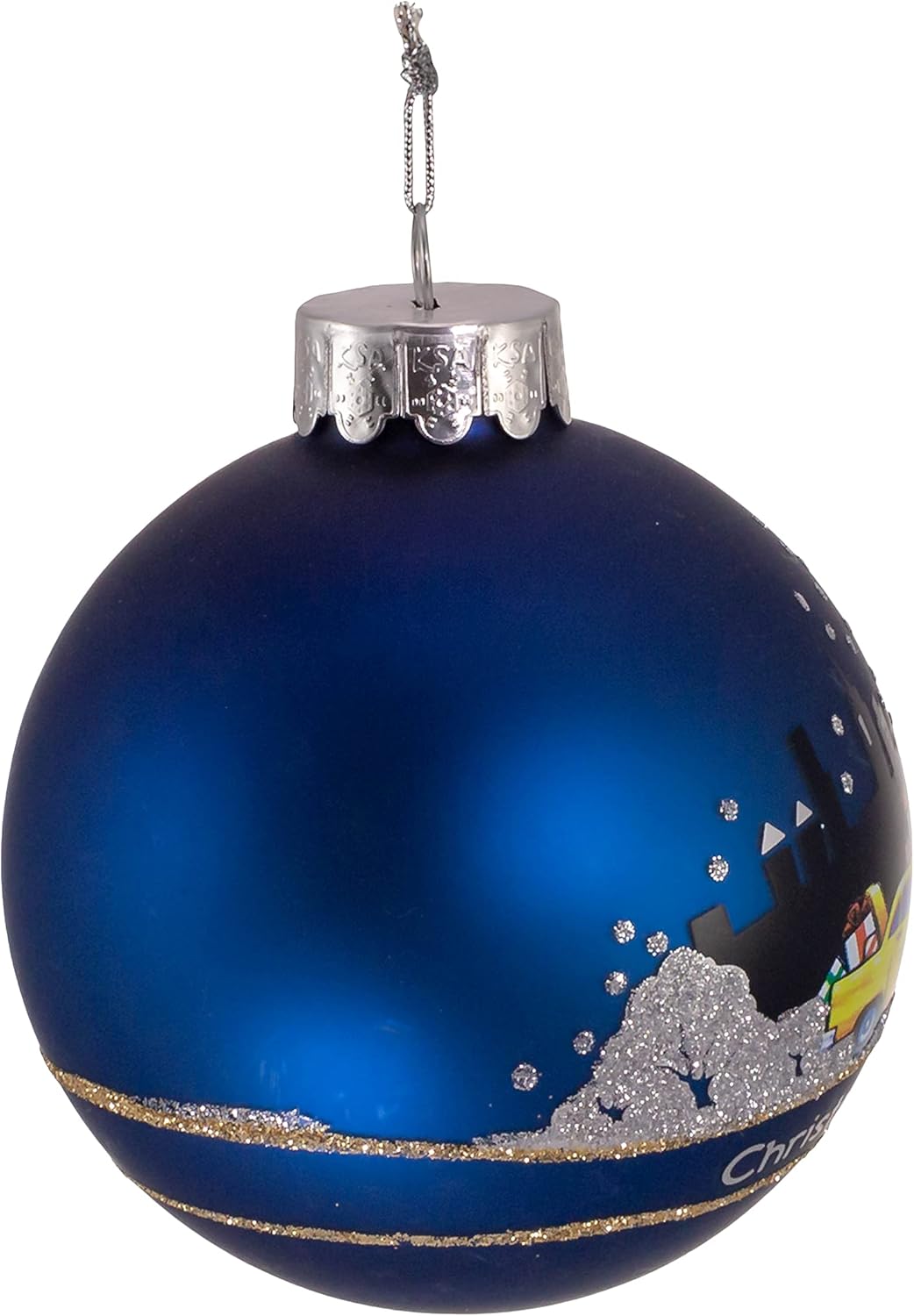 Kurt Adler New York Glass Ball Ornament 80mm