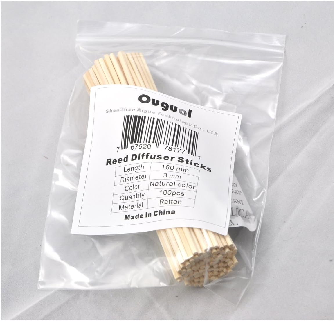100 Pieces Natural Rattan Reed Diffuser Replacement Sticks