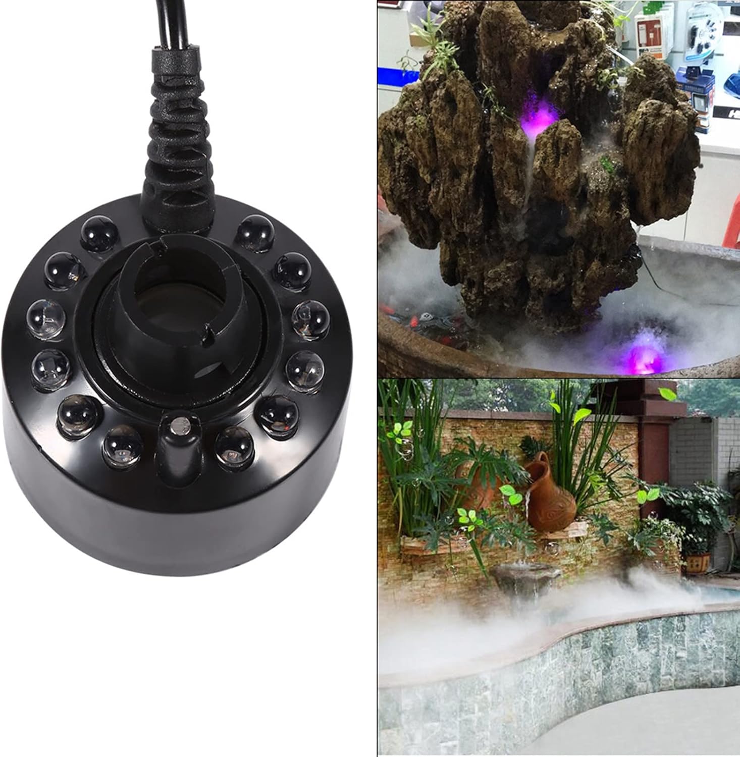 PerGar Mist Maker for Indoor Fountains and Decor