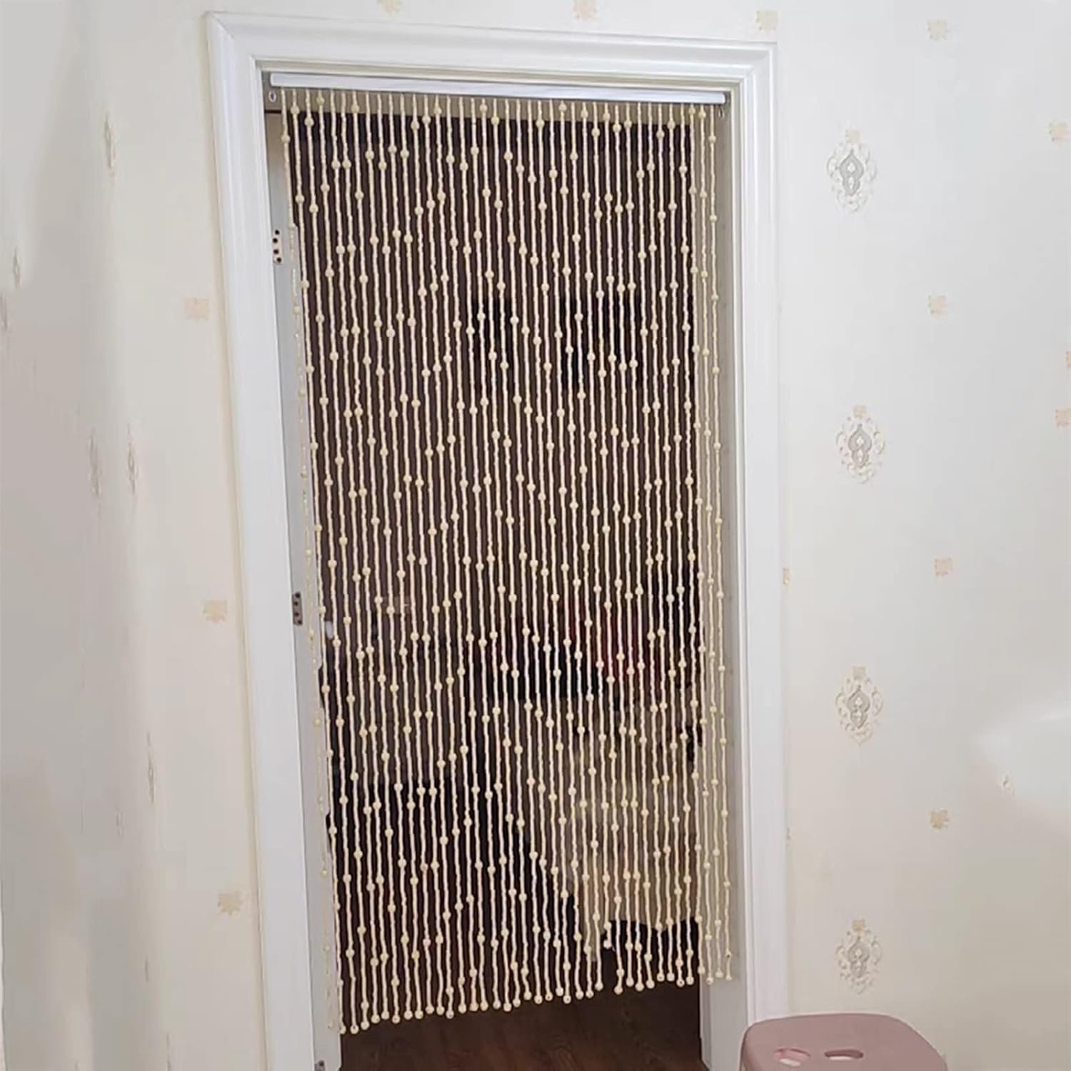 Natural Bamboo Beaded Curtain for Room Partition