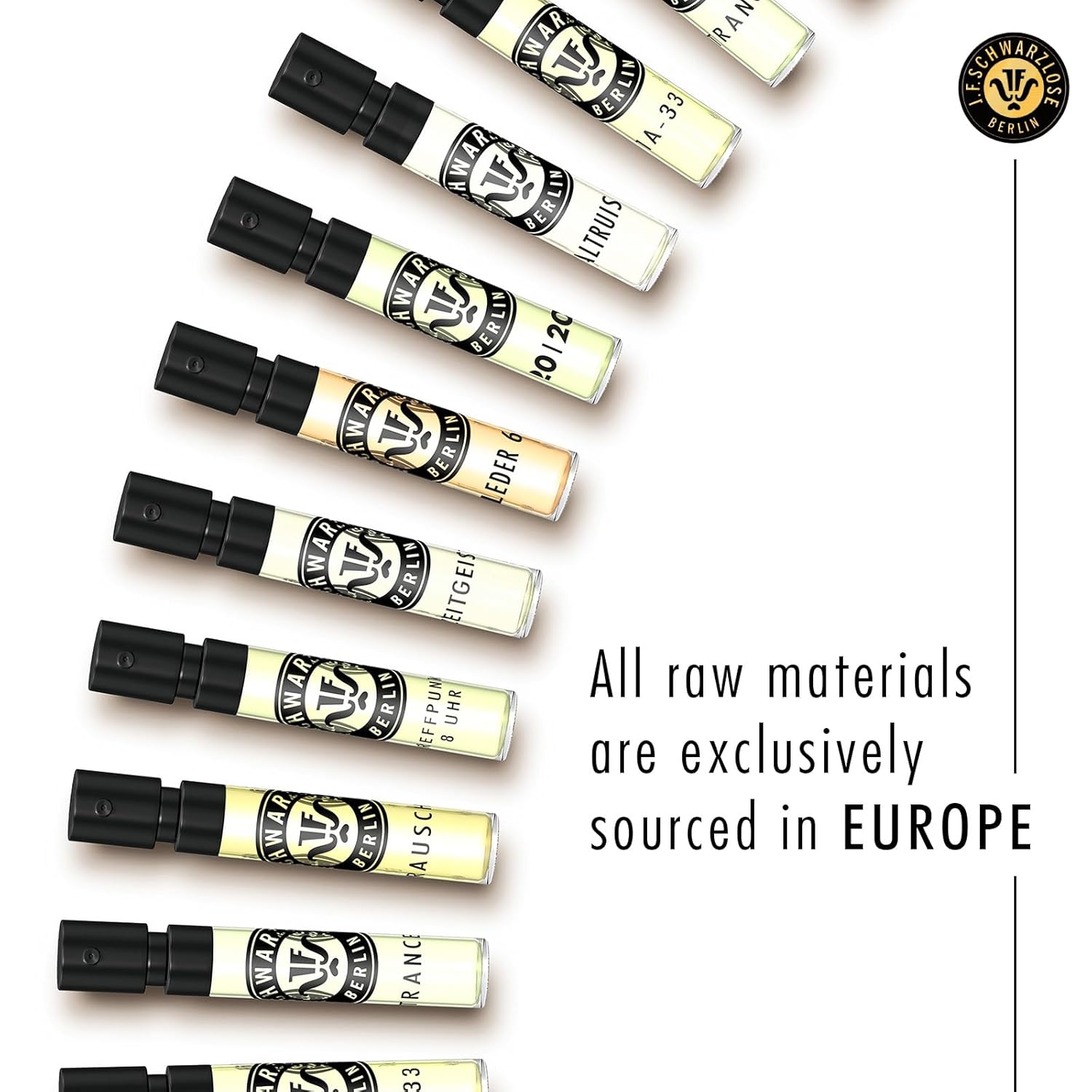 Schwarzlose Reed Diffuser Sticks - 8 Pack Black Refreshing Aroma