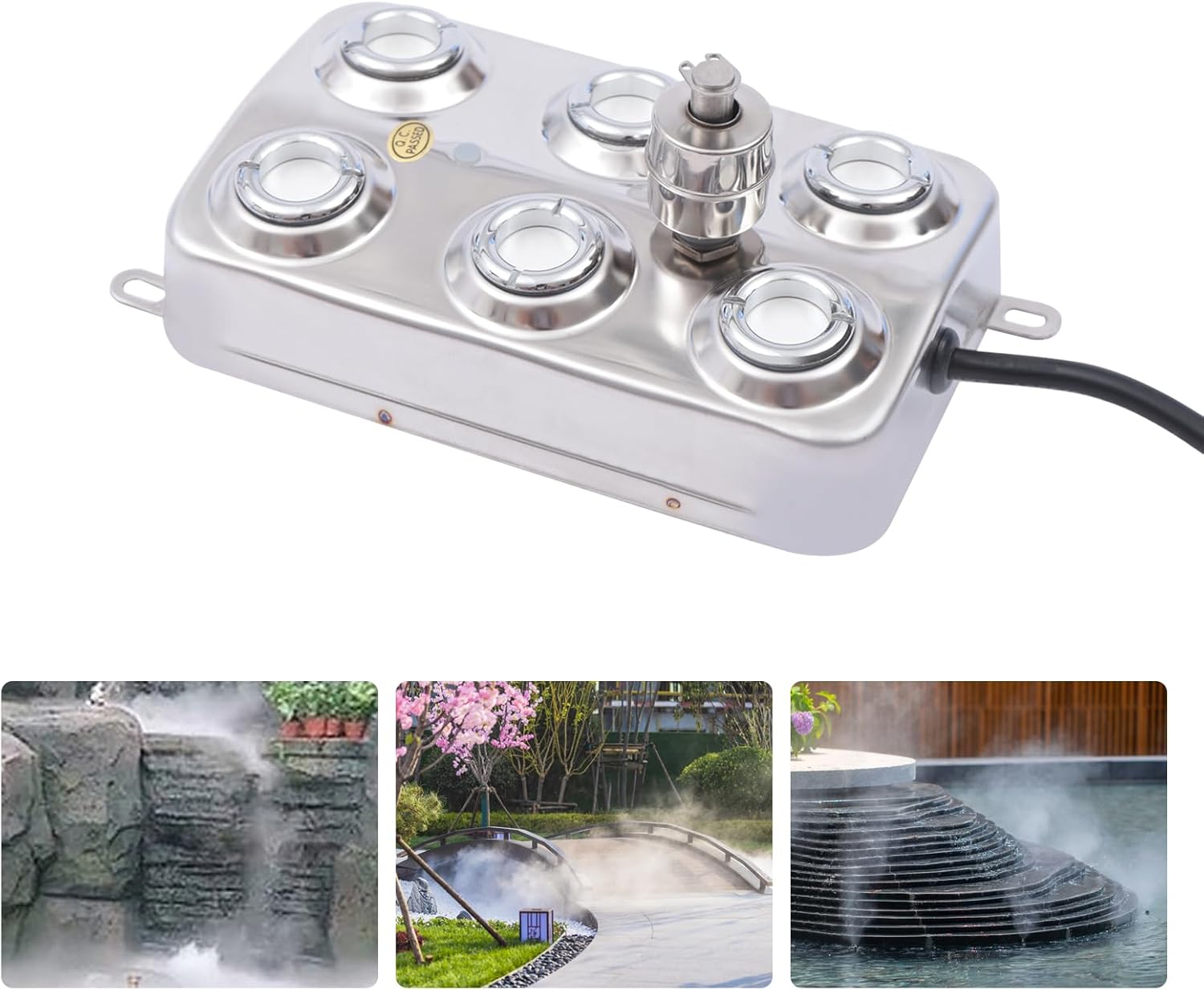 DC48V 6 Head Ultrasonic Fogger for Home Decor