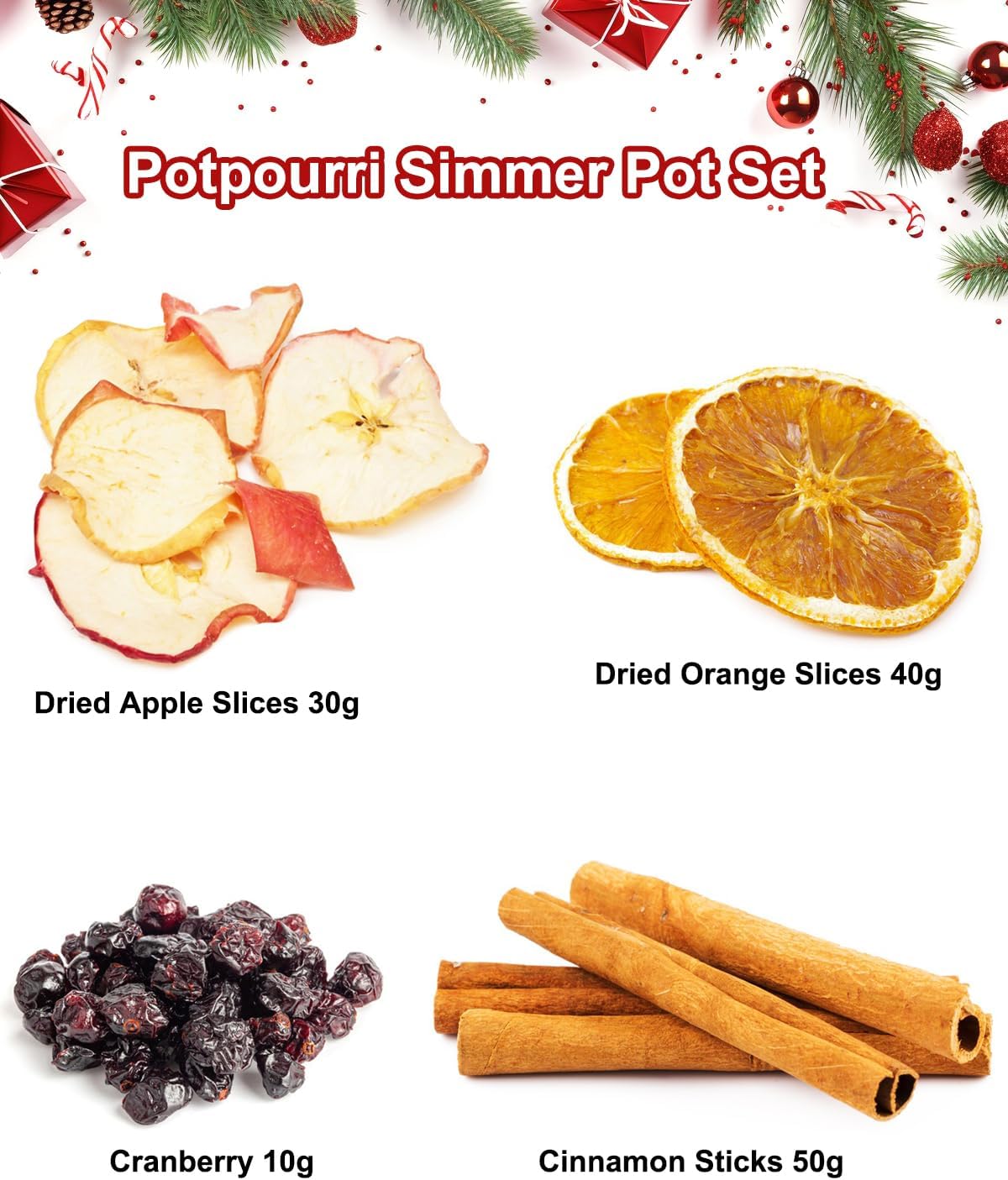Apragaz Christmas Potpourri with Dried Fruits and Cinnamon