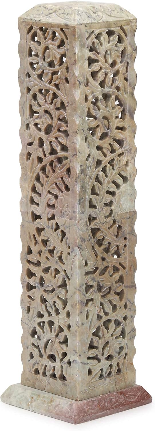Carry Me Handmade Marble Soapstone Incense Stick Holder