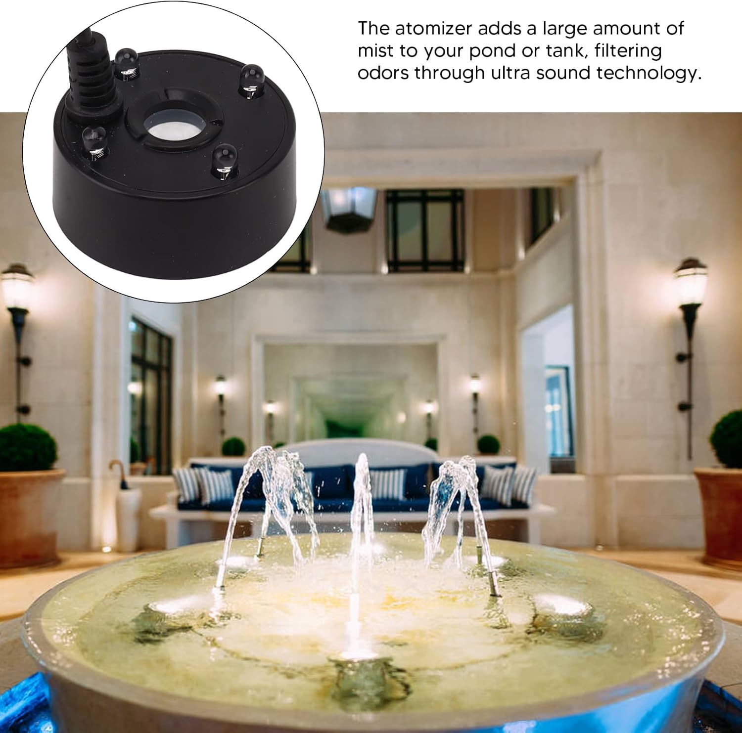 USB Powered Halloween Fog Machine with LED Lights