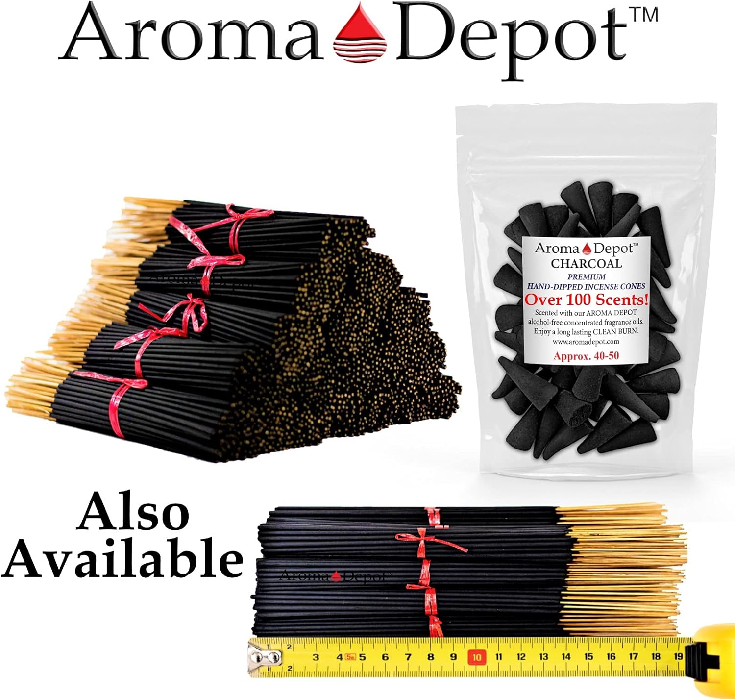 1 Inch Dragon Blood Incense Charcoal Cones 20 Pack