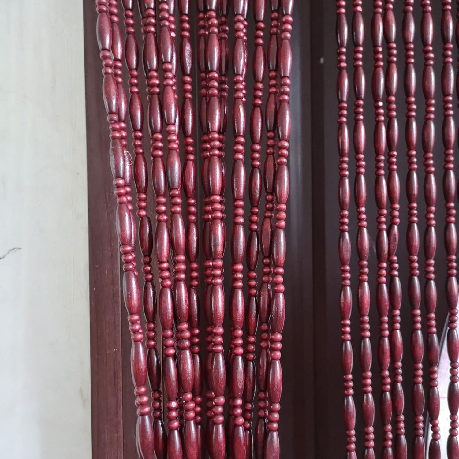 Wood Beaded Curtains for Doorway and Home Decor