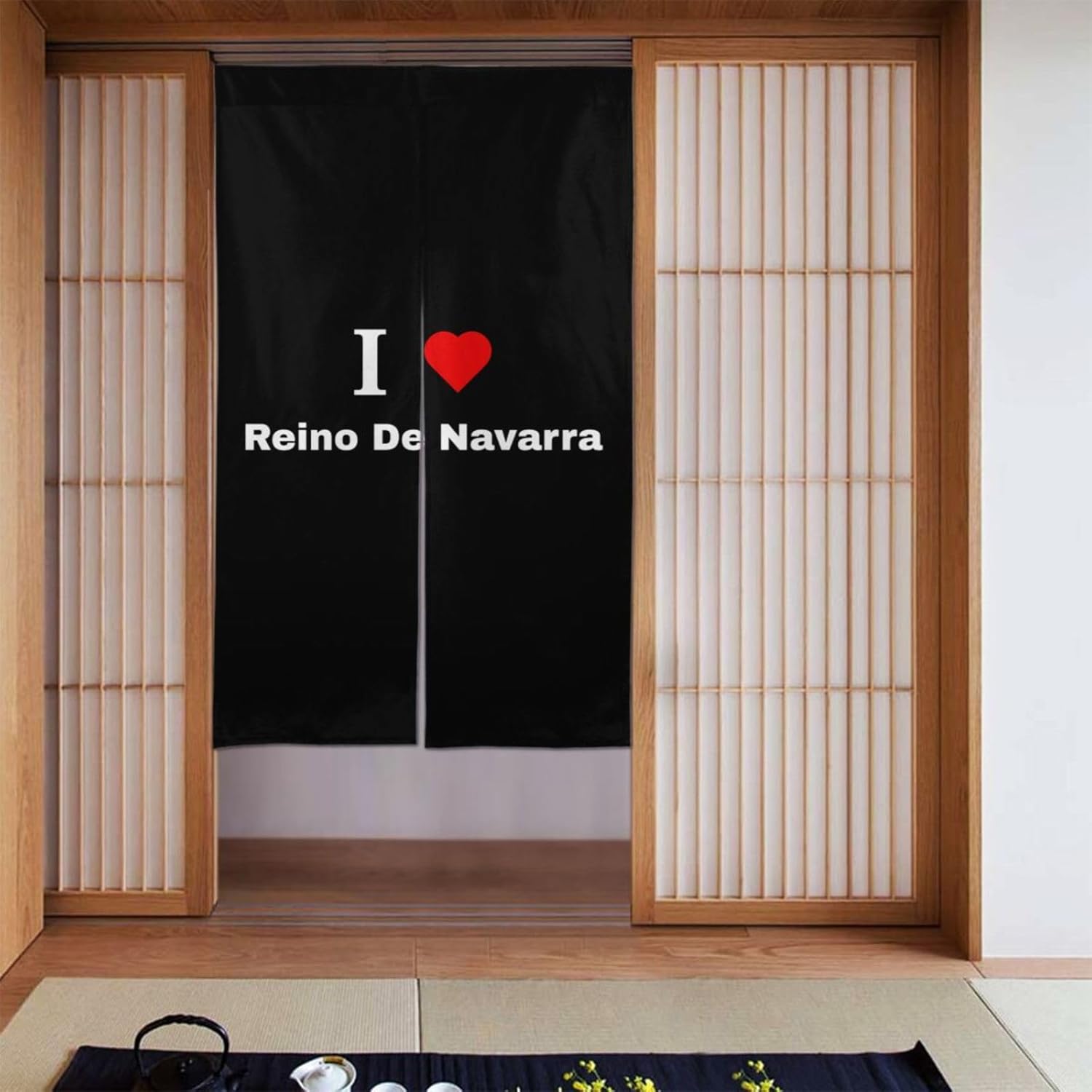 I Love Reino De Navarra Blackout Curtains 34x56in Door Panel
