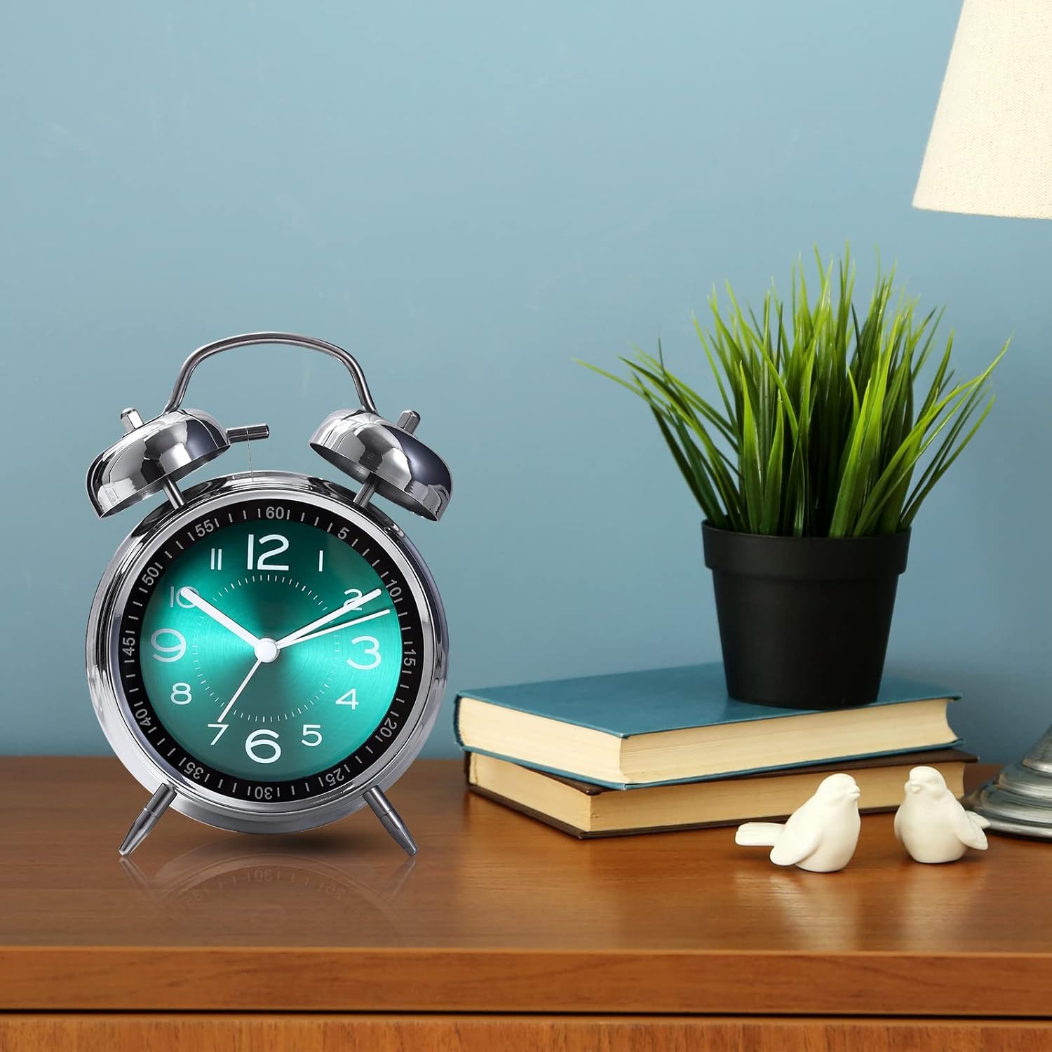 Super Loud Alarm Clock with Backlight and Silent Ticking
