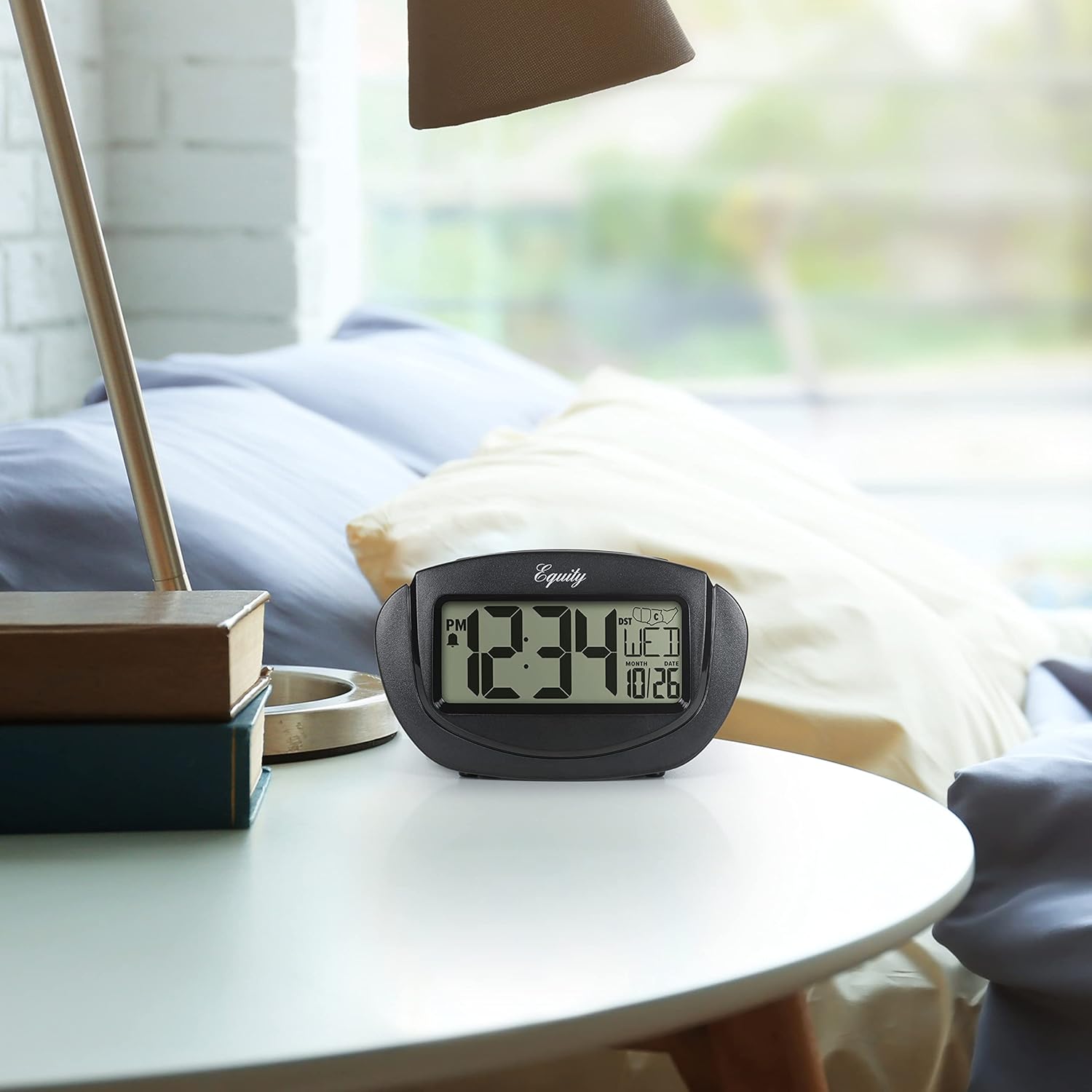 Equity by La Crosse 31022 Insta-Set LCD Alarm Clock